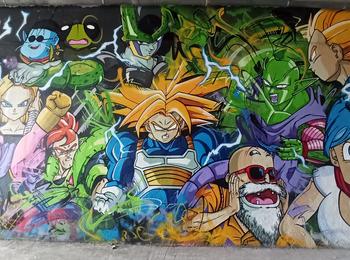 Dragon ball Z france-paris-graffiti