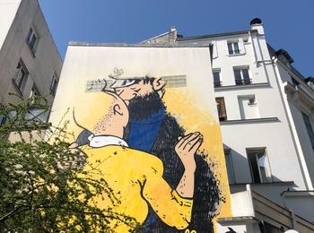 Tintin france-paris-graffiti