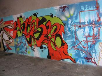 Luminy - Hexagone - 2003 france-marseille-graffiti