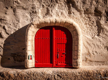 La petite porte rouge france-bourges-mosaic