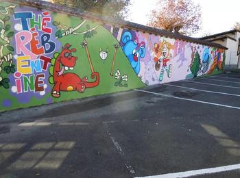 Thérébentine fait le mur france-nontron-graffiti
