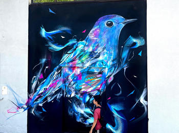 Abstract france-cransac-graffiti