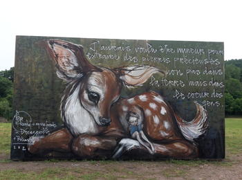 Faon france-decazeville-graffiti