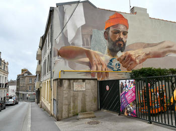 Pêcheur france-boulogne-sur-mer-graffiti