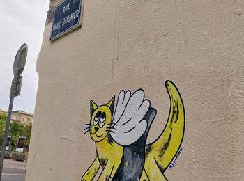 Tribute to Maurizio Cattelan france-caen-sticking