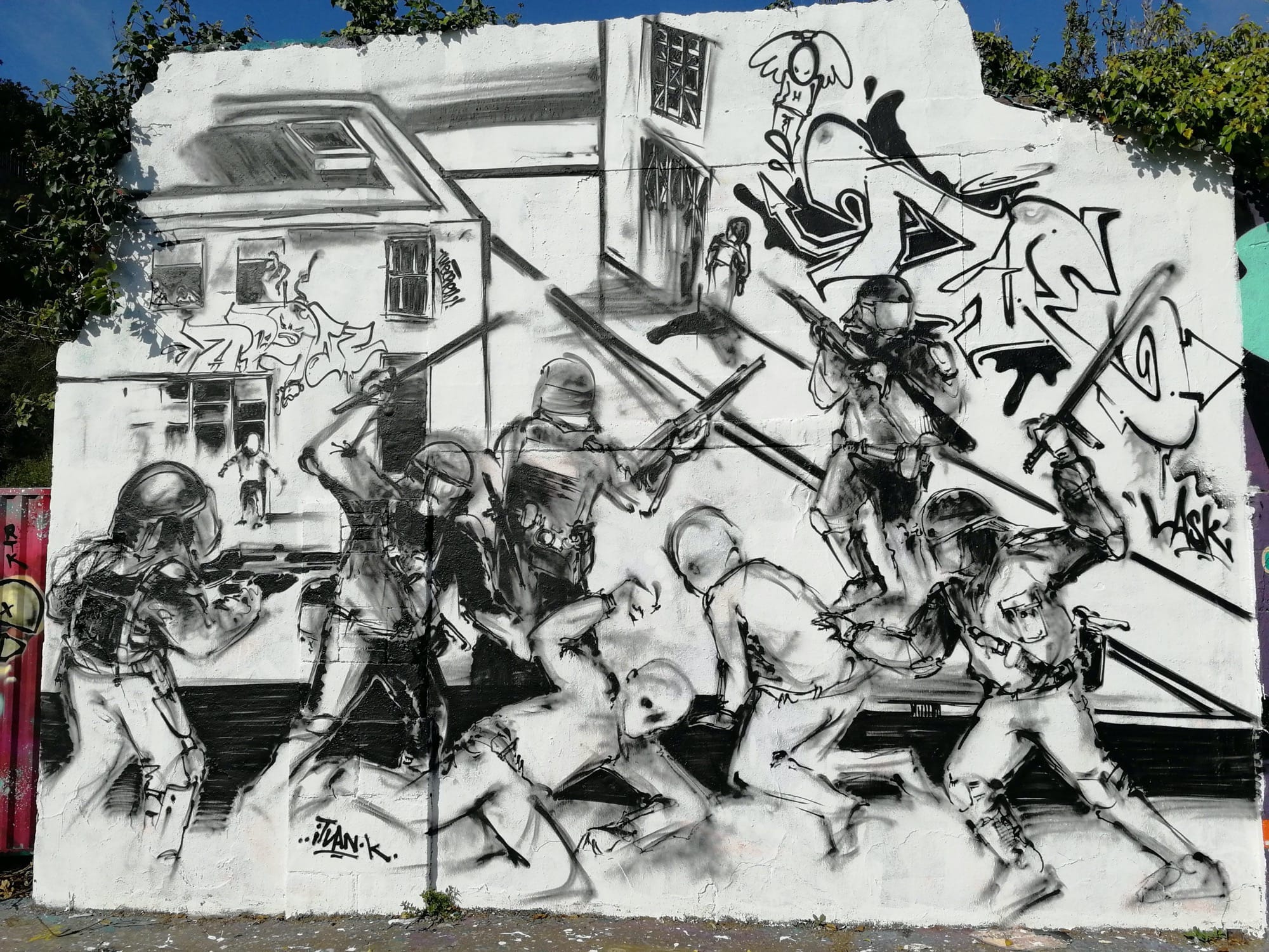 Graffiti 479  capturé par Rabot à Nantes France