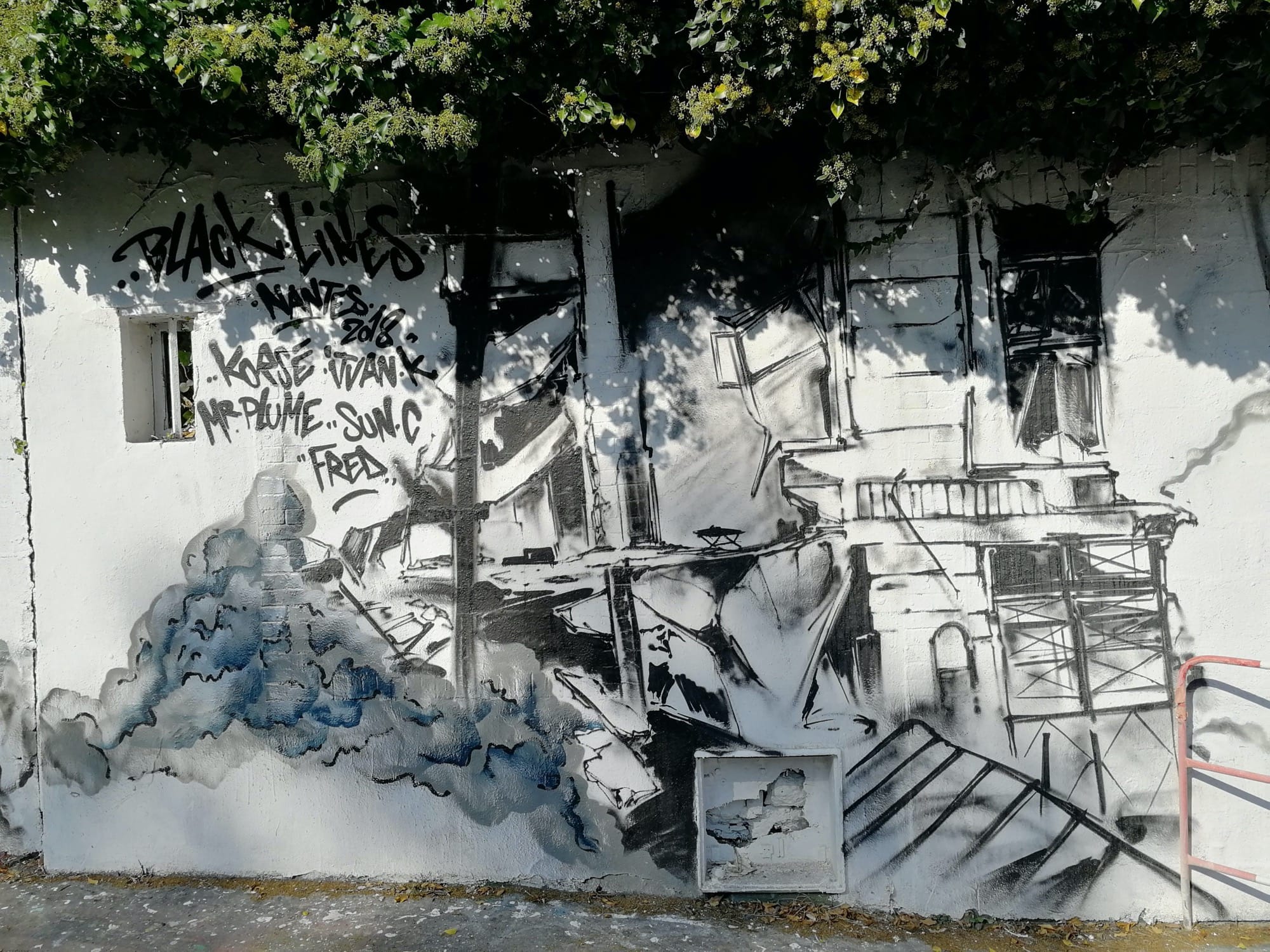 Graffiti 481  capturé par Rabot à Nantes France