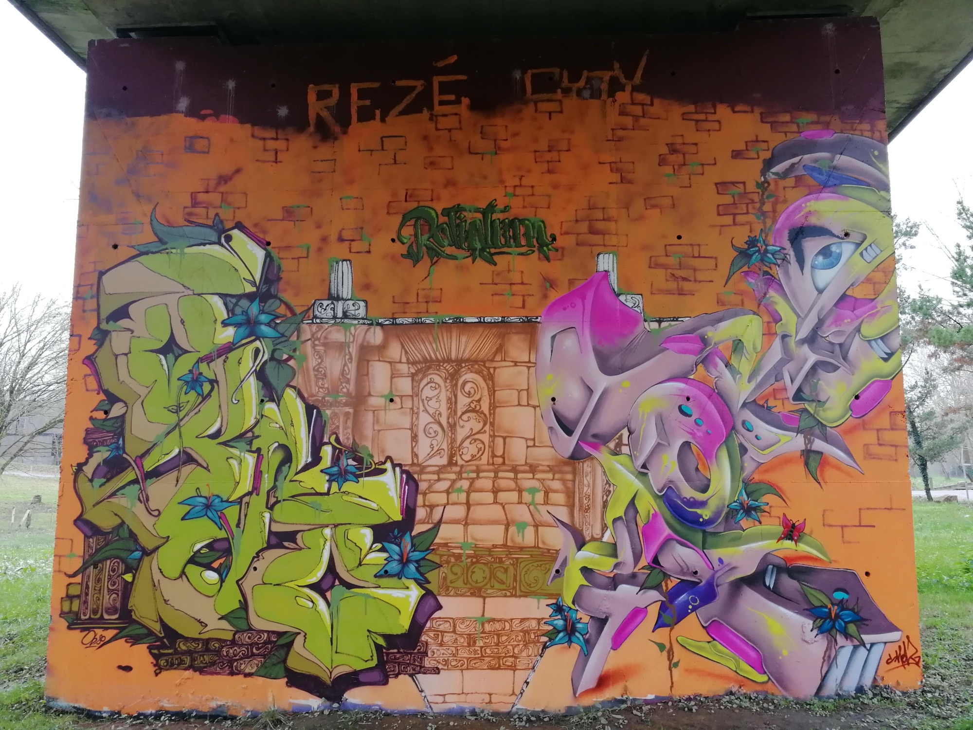 Graffiti 576  captured by Rabot in Rezé France
