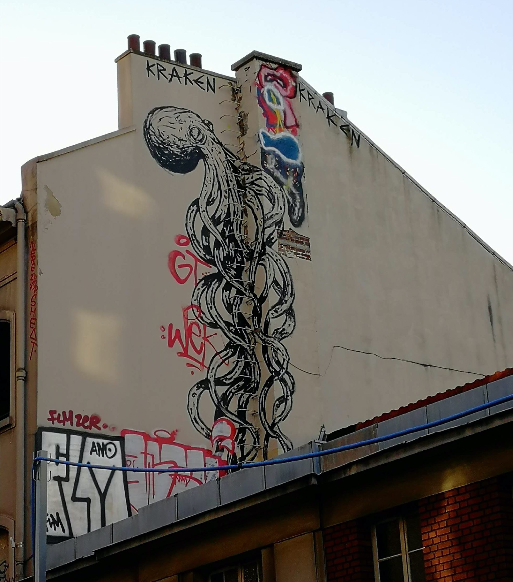 Graffiti 669  captured by Rabot in Paris France
