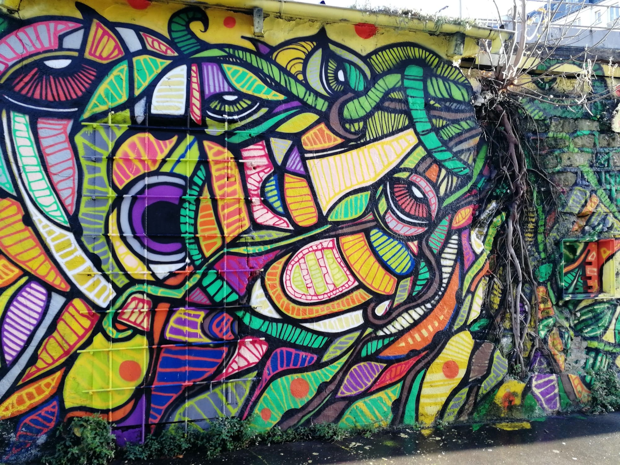Graffiti 707  de Da Cruz capturé par Rabot à Paris France