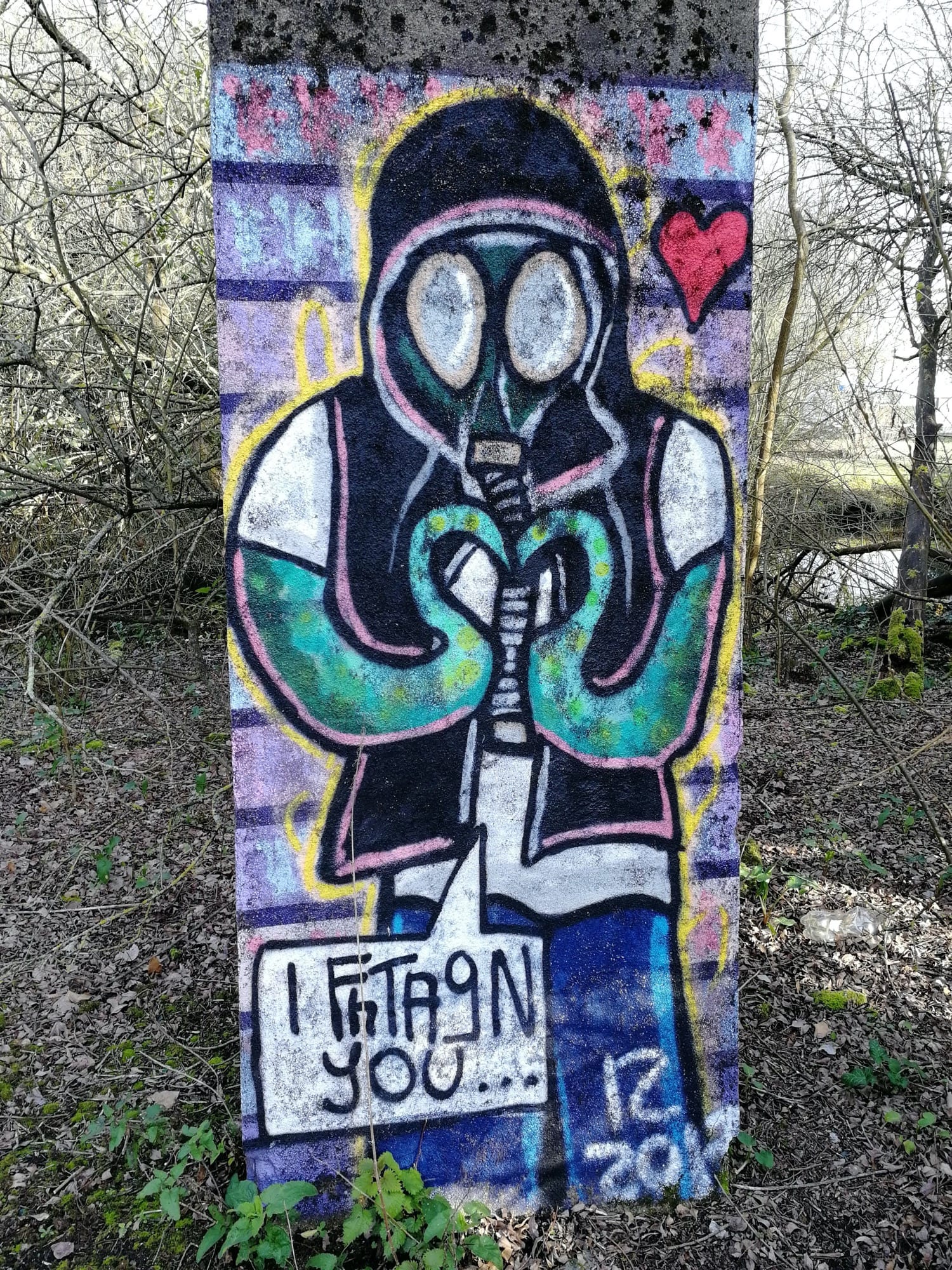 Graffiti 885  capturé par Rabot à Trignac France