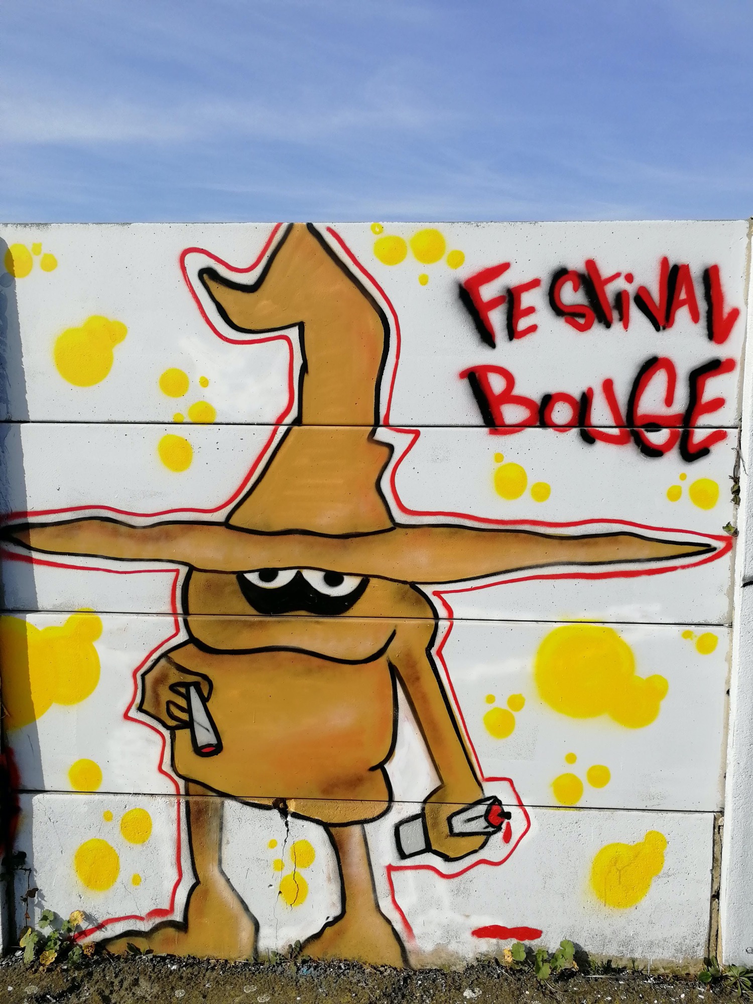 Graffiti 913 Festival bouge capturé par Rabot à Saint-Nazaire France