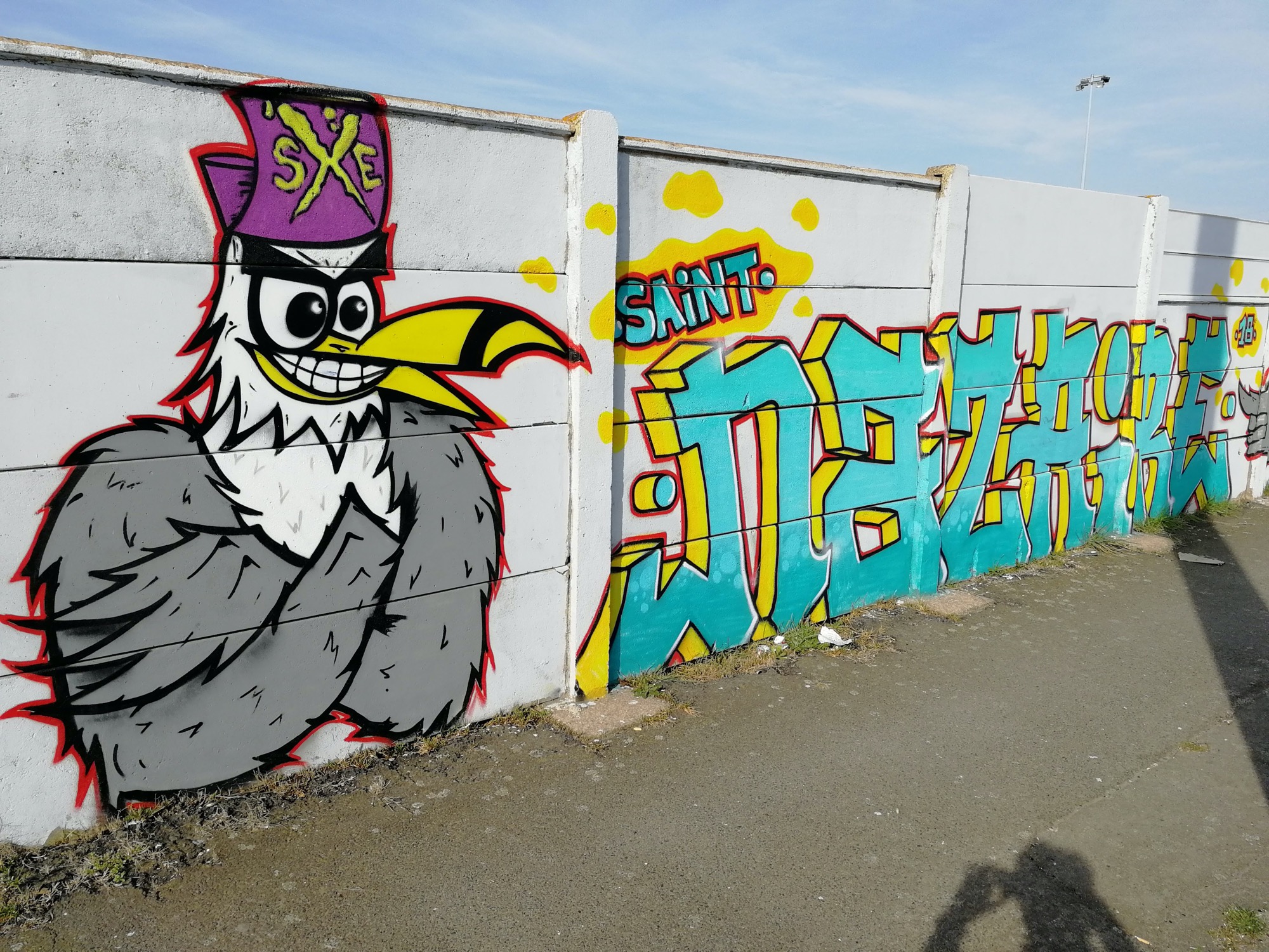 Graffiti 922  capturé par Rabot à Saint-Nazaire France