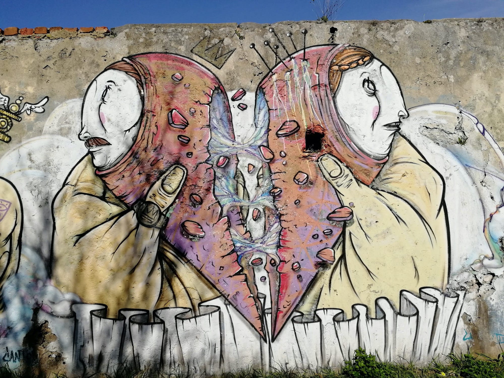 Graffiti 954  capturé par Rabot à Lisboa Portugal