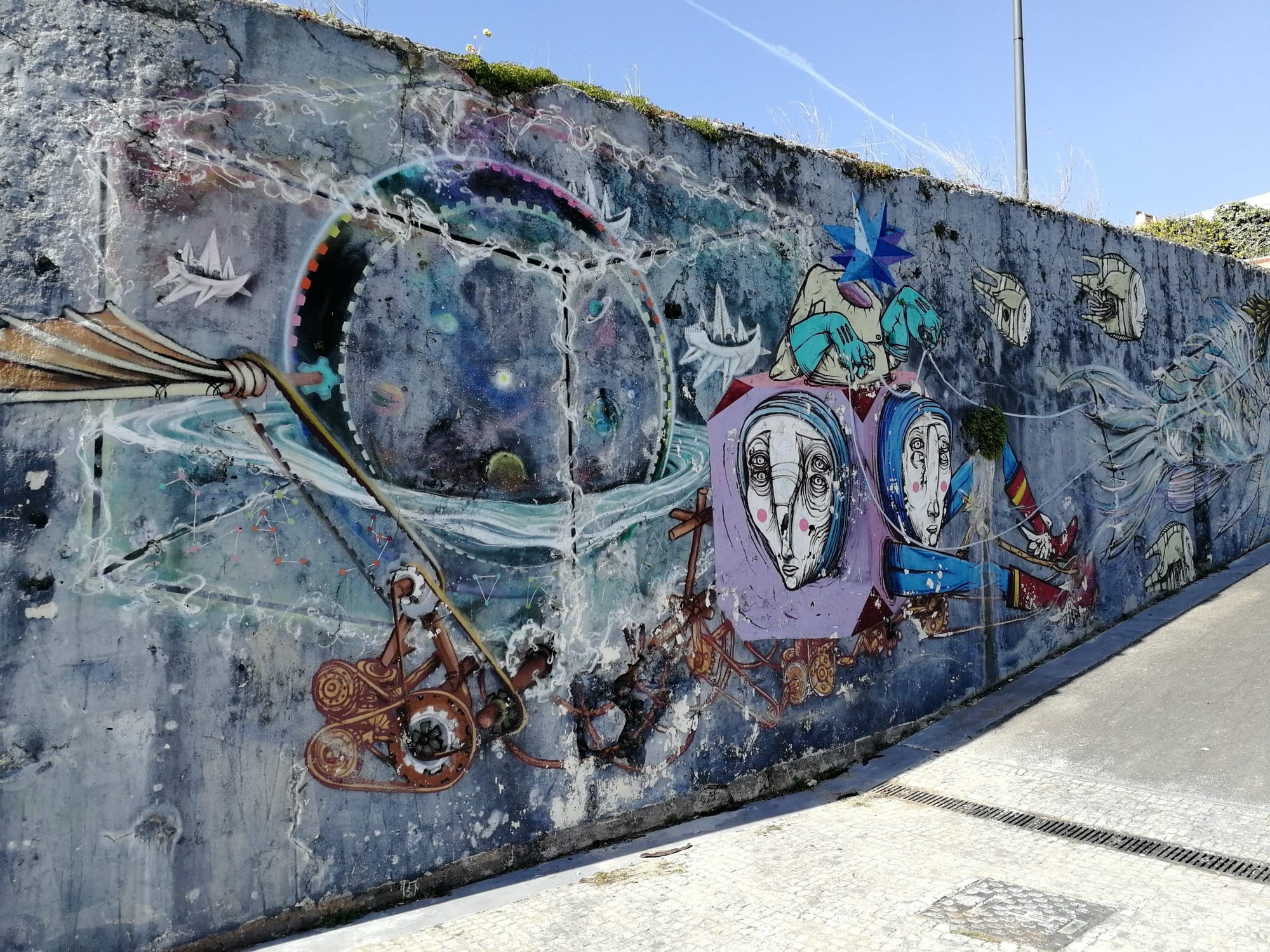 Graffiti 961  capturé par Rabot à Lisboa Portugal