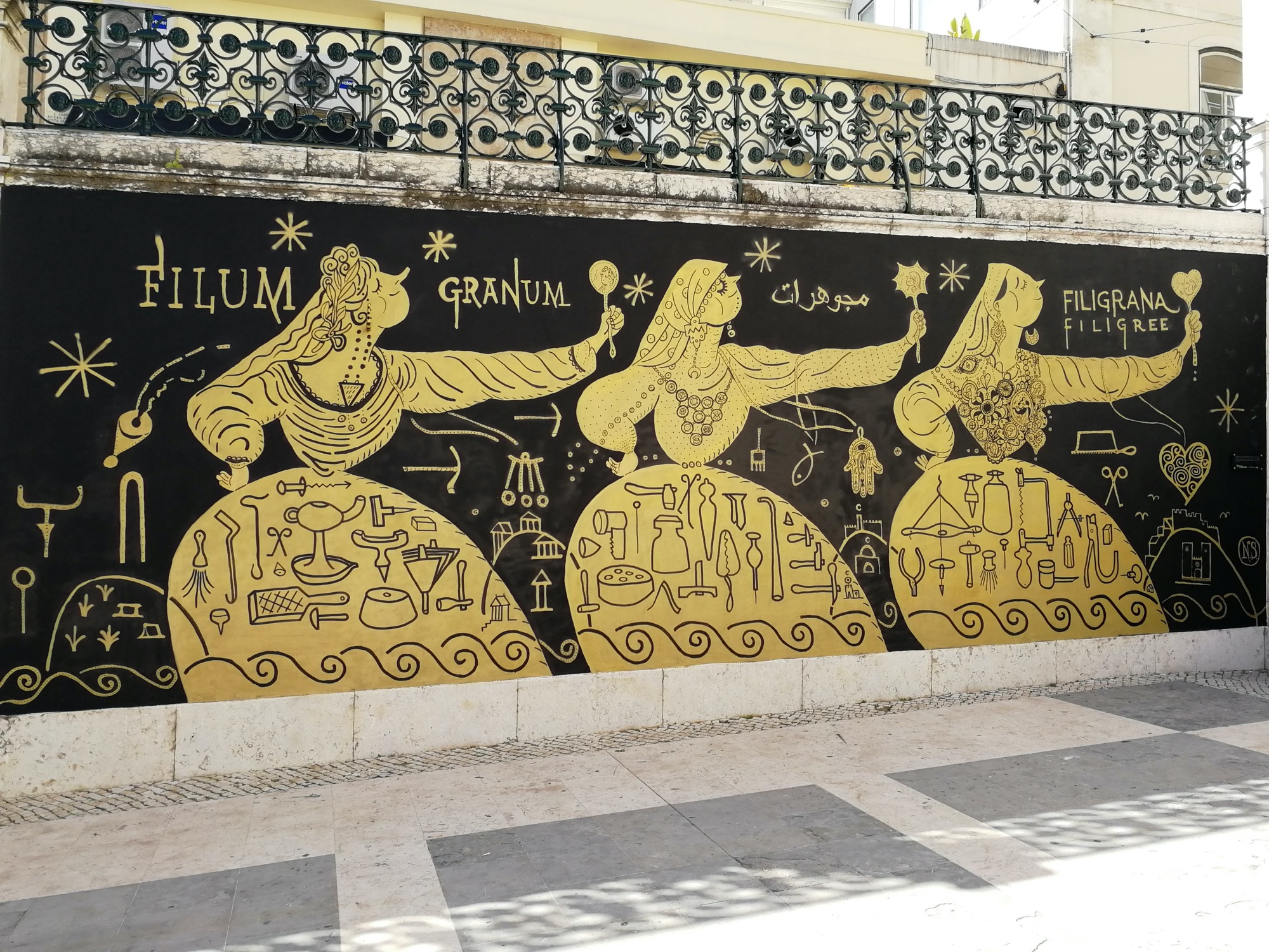 Graffiti 1108  capturé par Rabot à Lisboa Portugal