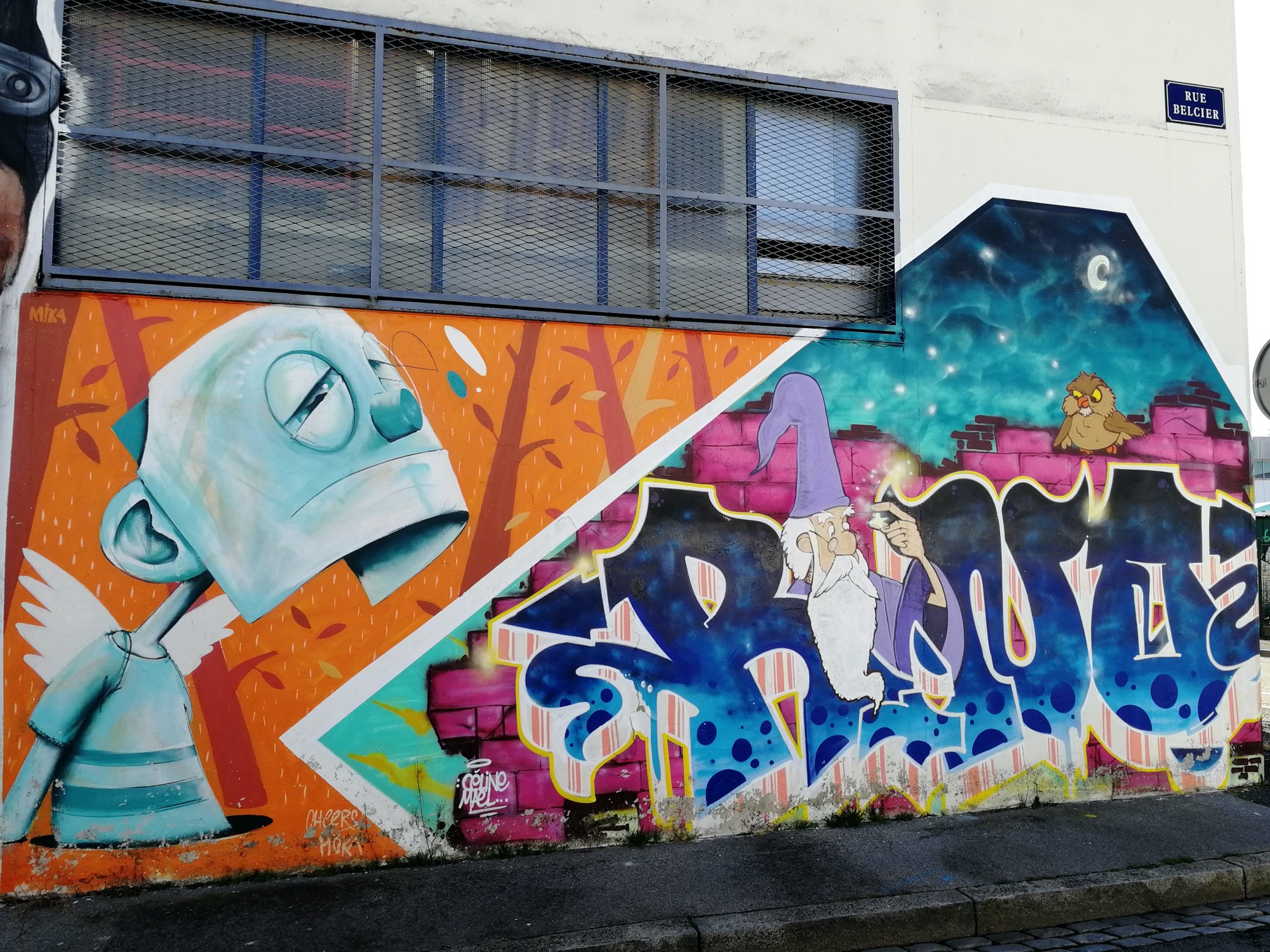 Graffiti 1132  capturé par Rabot à Bordeaux France