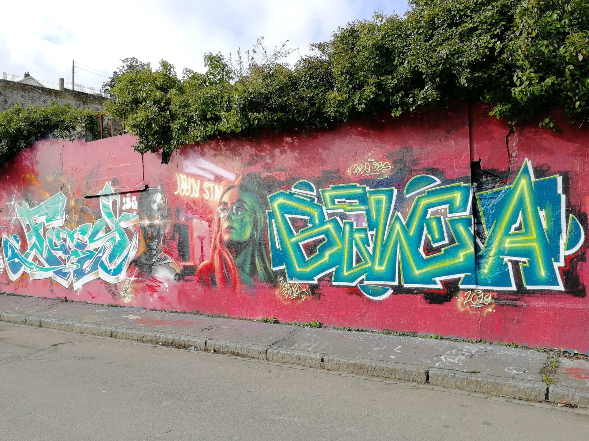 Graffiti 1133  capturé par Rabot à Nantes France