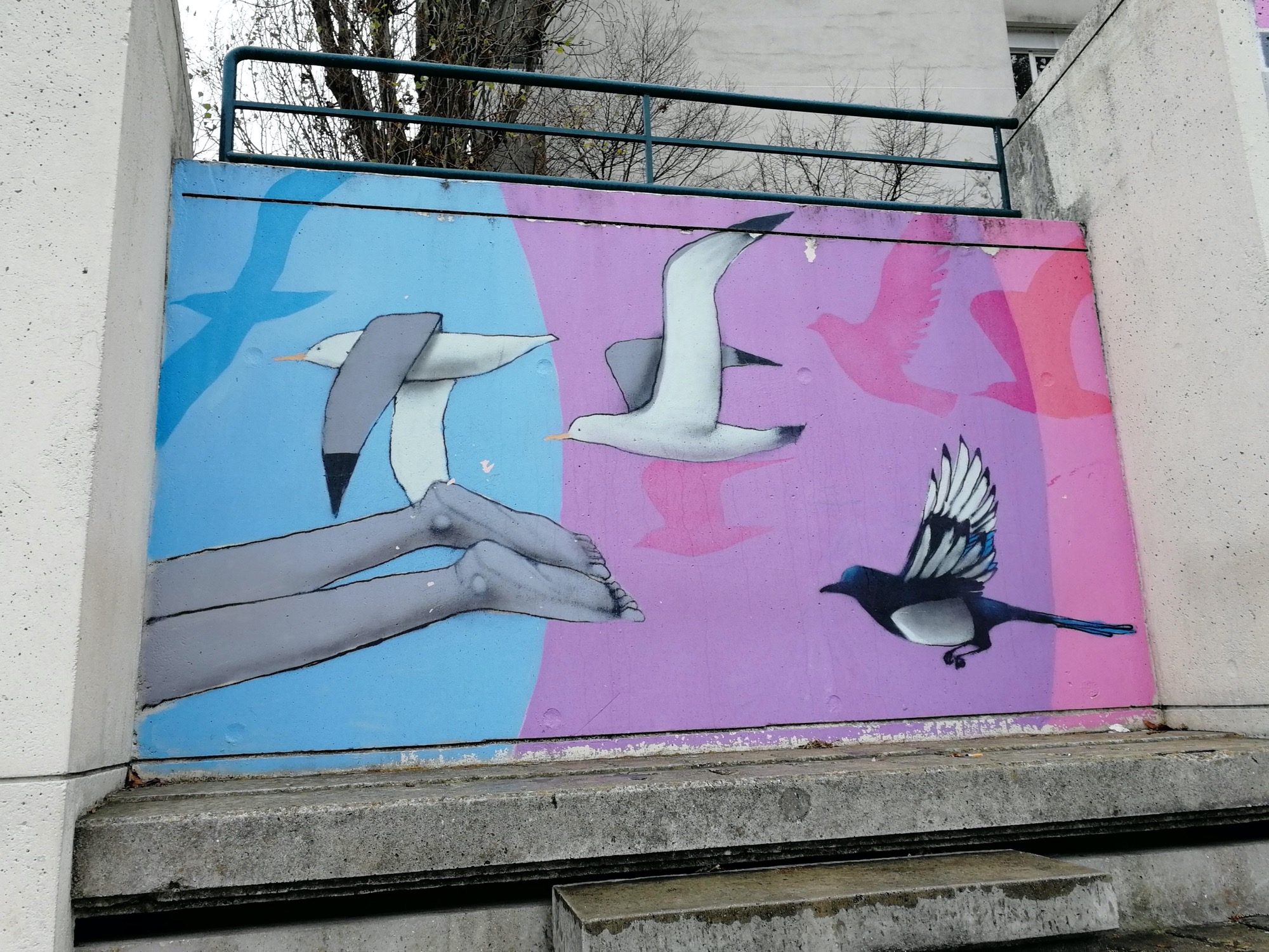 Graffiti 1147  by the artist Seth captured by Rabot in Paris France