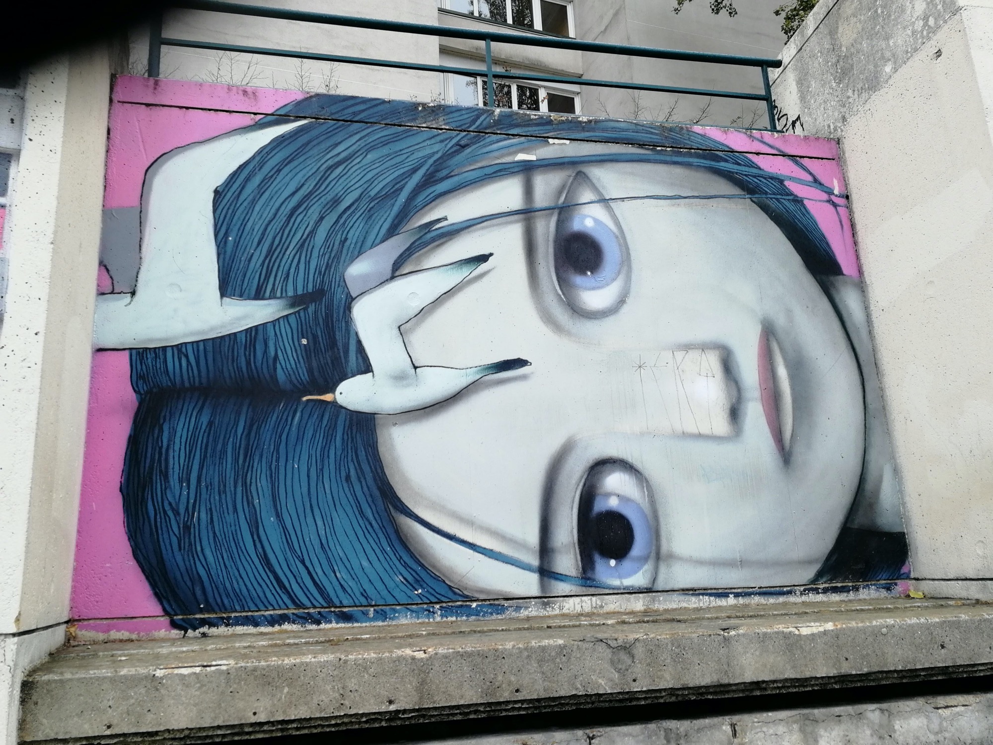 Graffiti 1148  by the artist Seth captured by Rabot in Paris France
