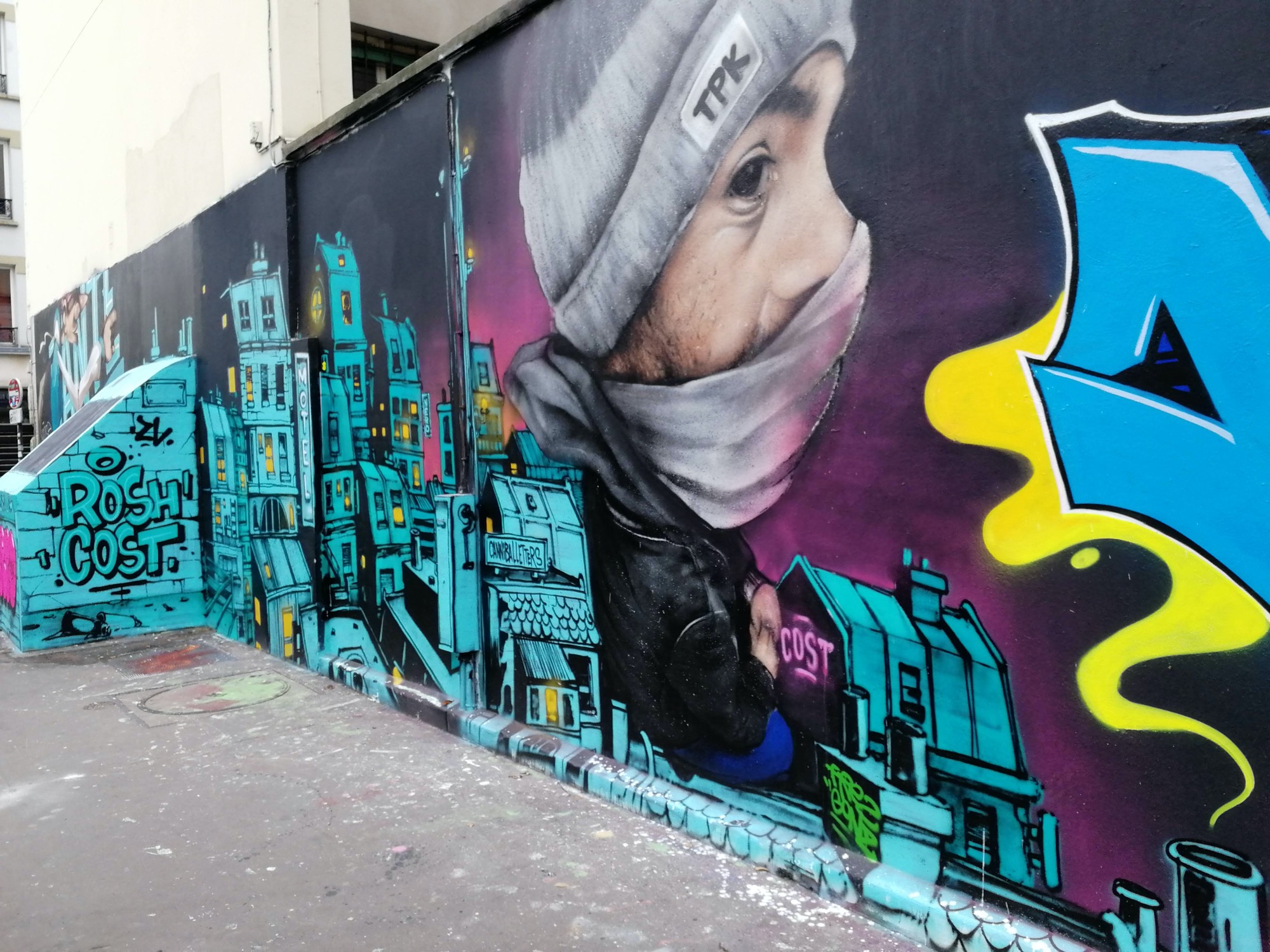 Graffiti 1154  captured by Rabot in Paris France