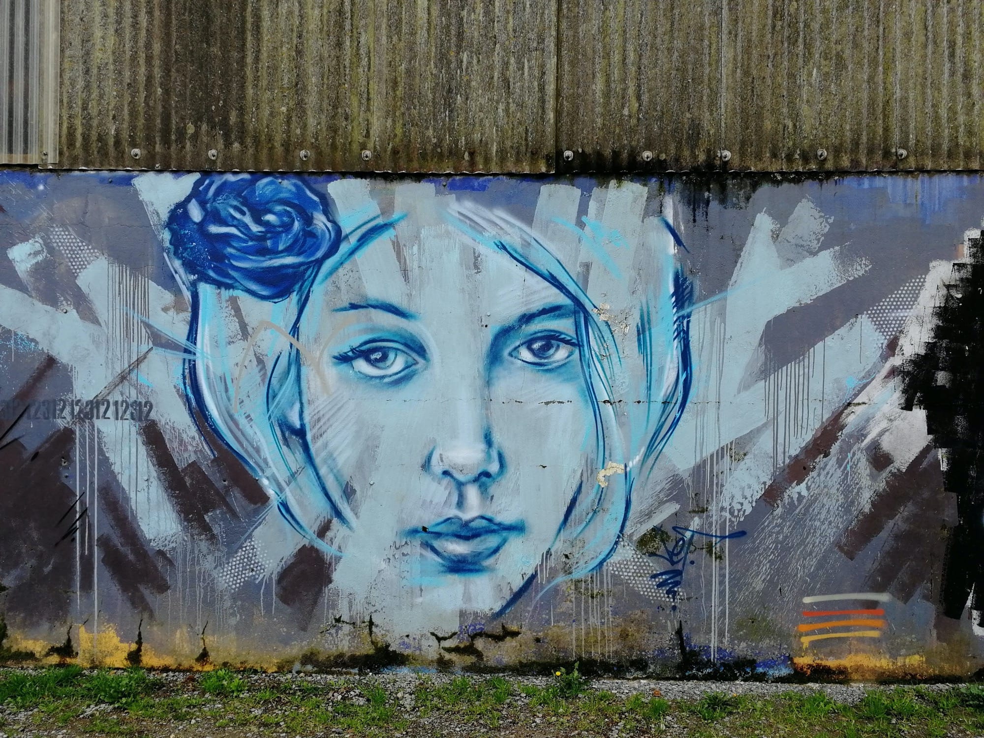Graffiti 1198  by the artist Jef captured by Rabot in Redon France