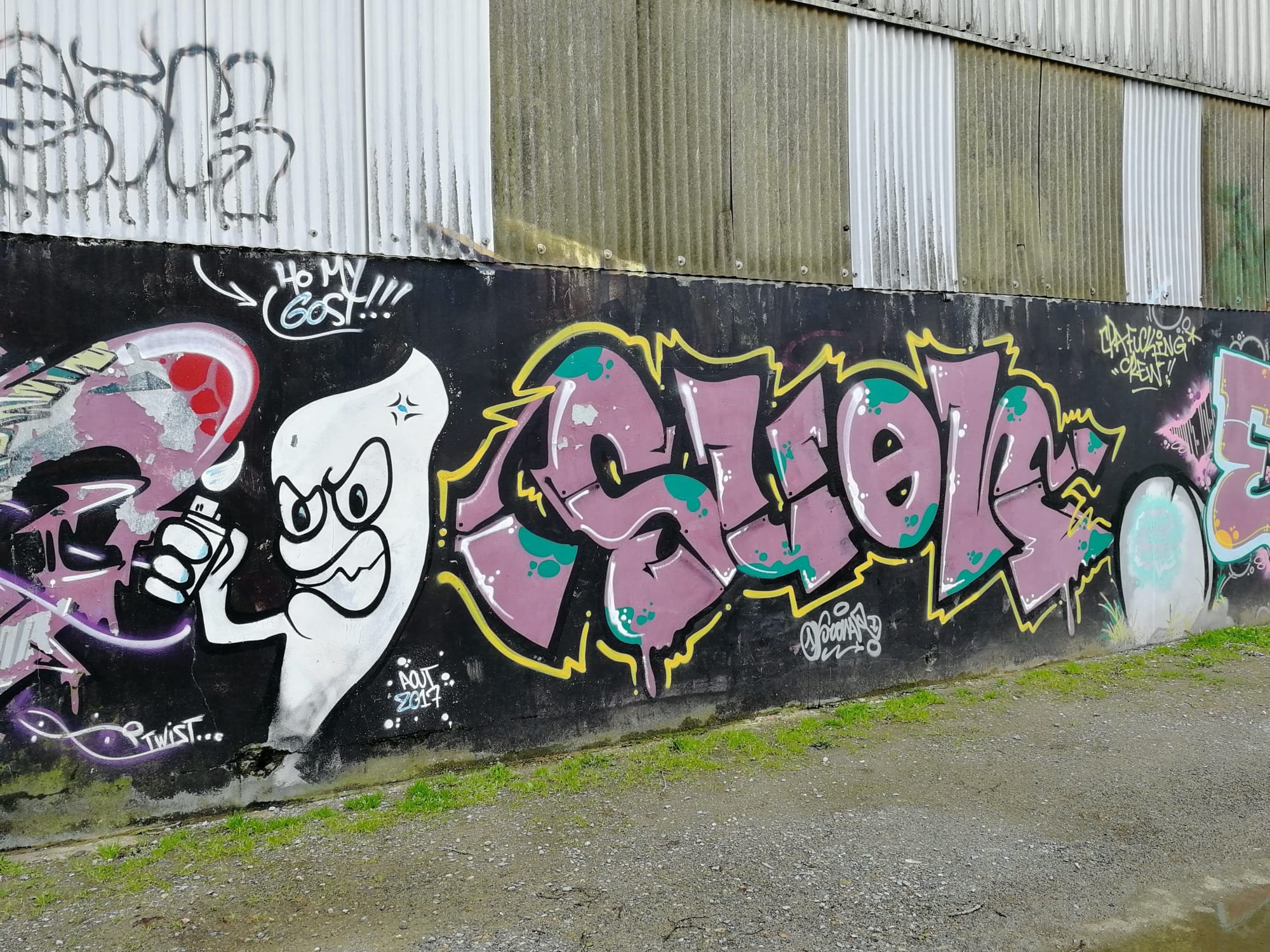 Graffiti 1199  capturé par Rabot à Redon France