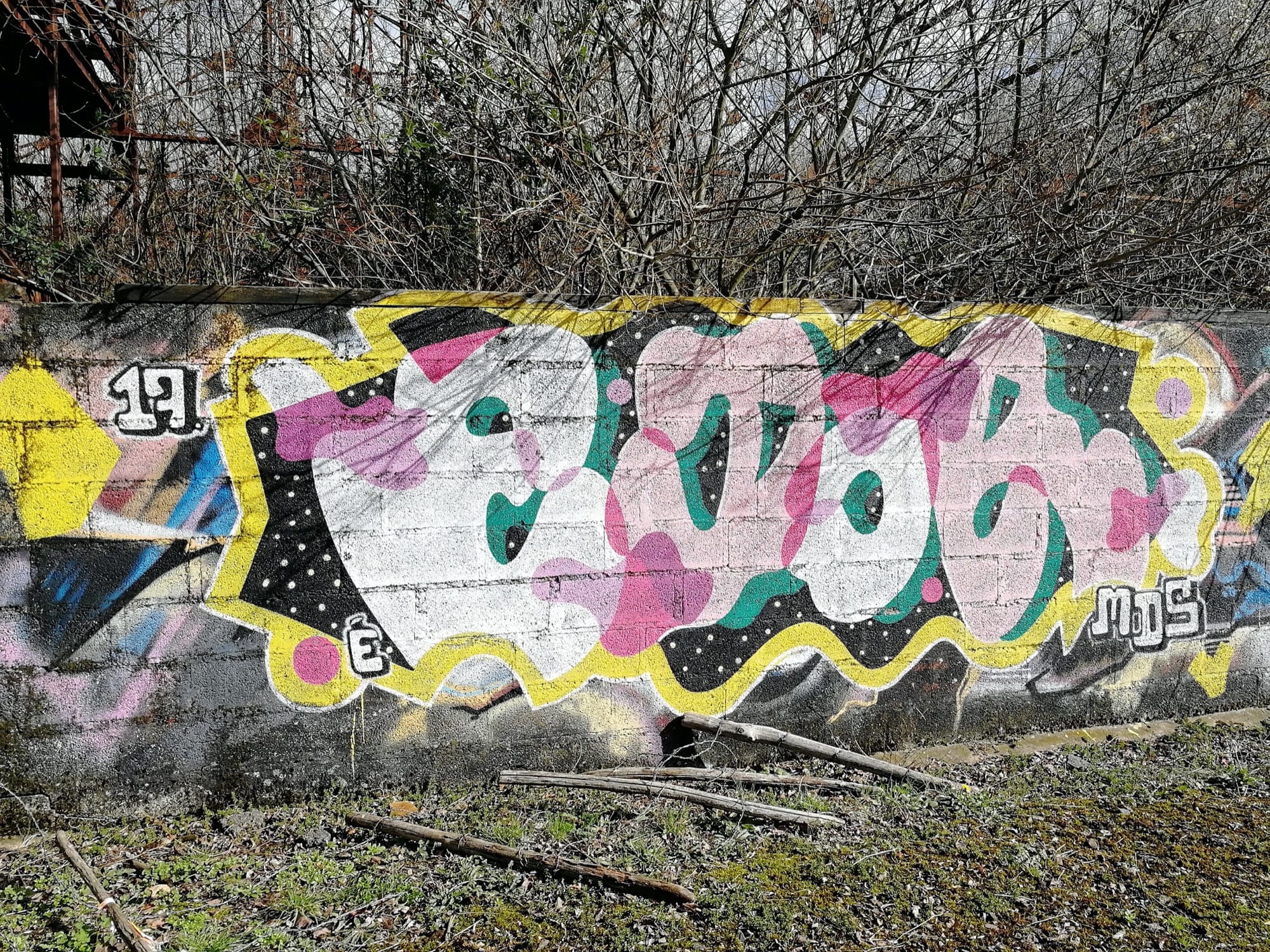 Graffiti 1237  capturé par Rabot à Redon France