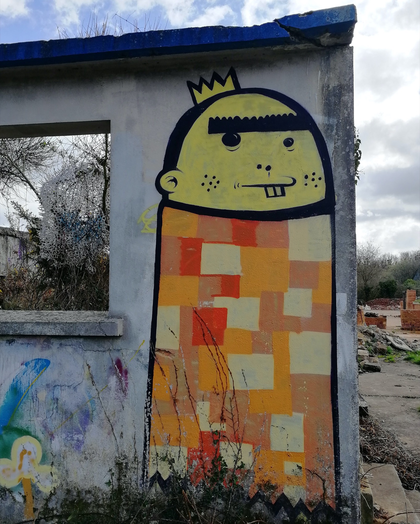Graffiti 1282  capturé par Rabot à Saint-Nicolas-de-Redon France