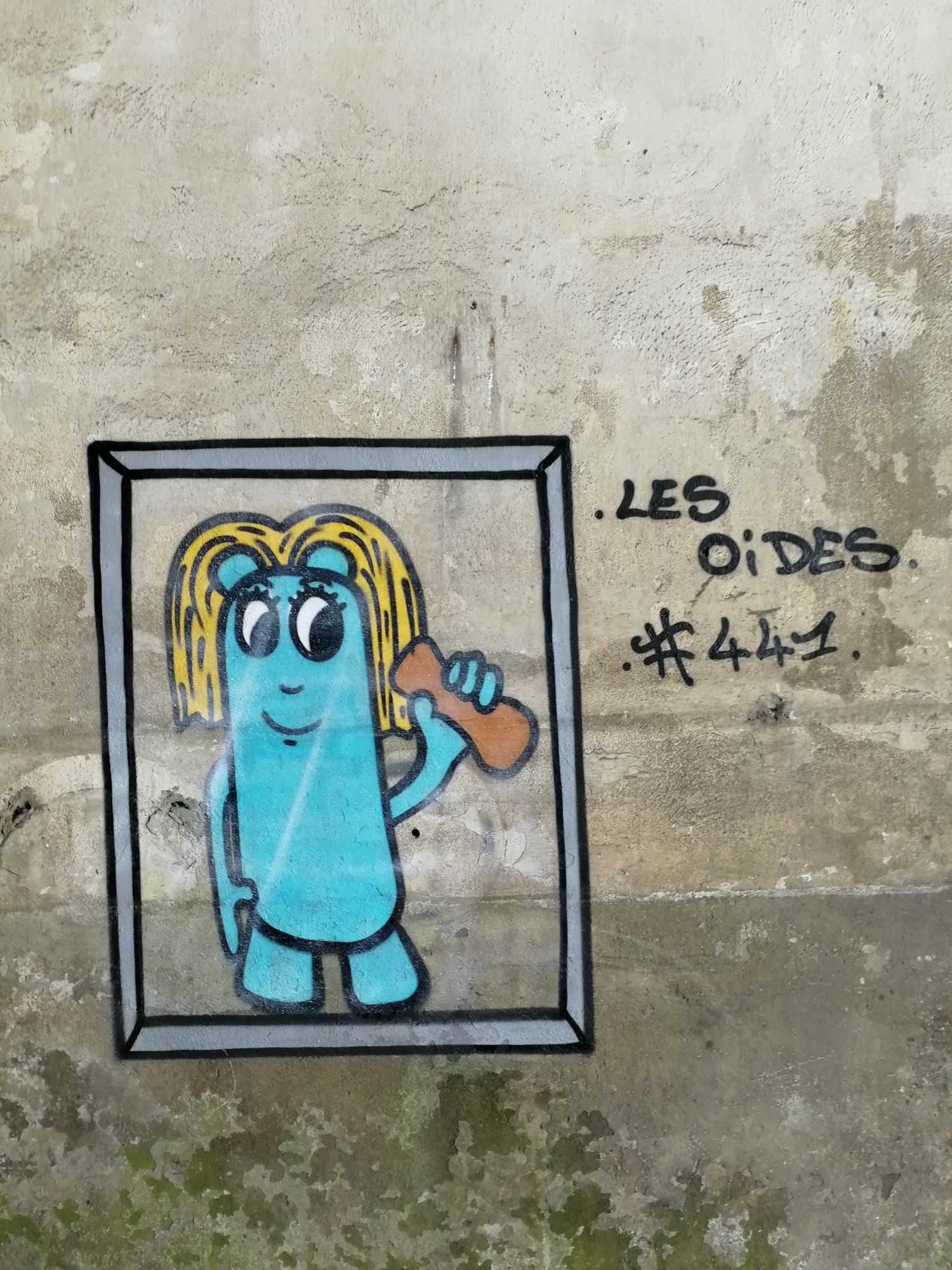 Graffiti 1324 Les oides #441 de Les Oides capturé par Rabot à Saint-Nazaire France