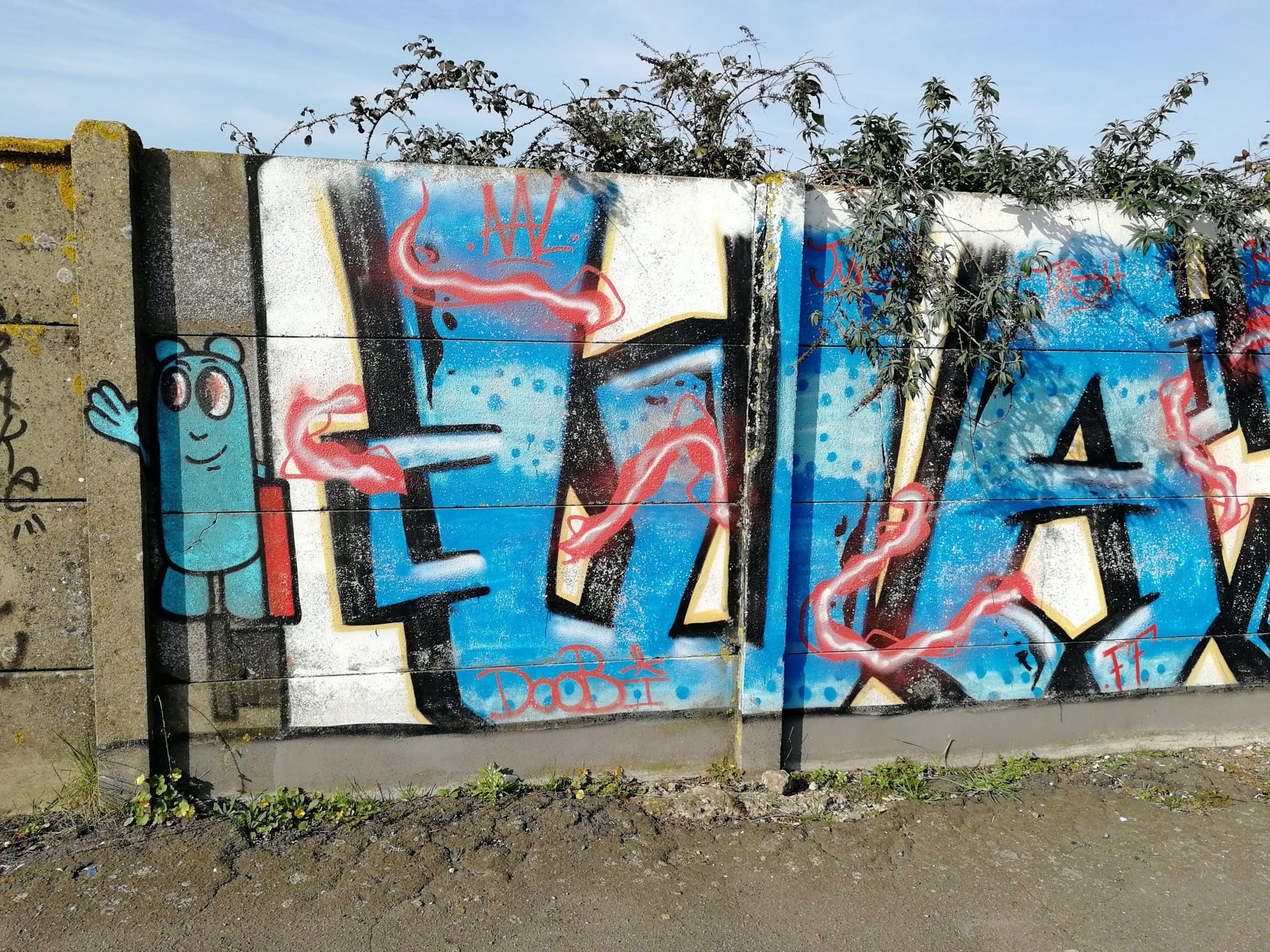 Graffiti 1326  de Les Oides capturé par Rabot à Saint-Nazaire France