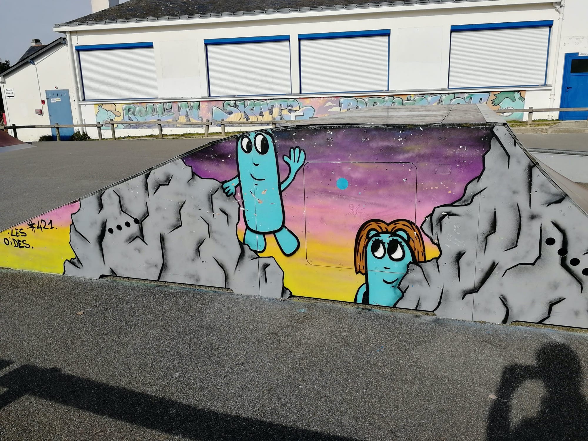 Graffiti 1347 Les oides #421 de Les Oides capturé par Rabot à Pornichet France
