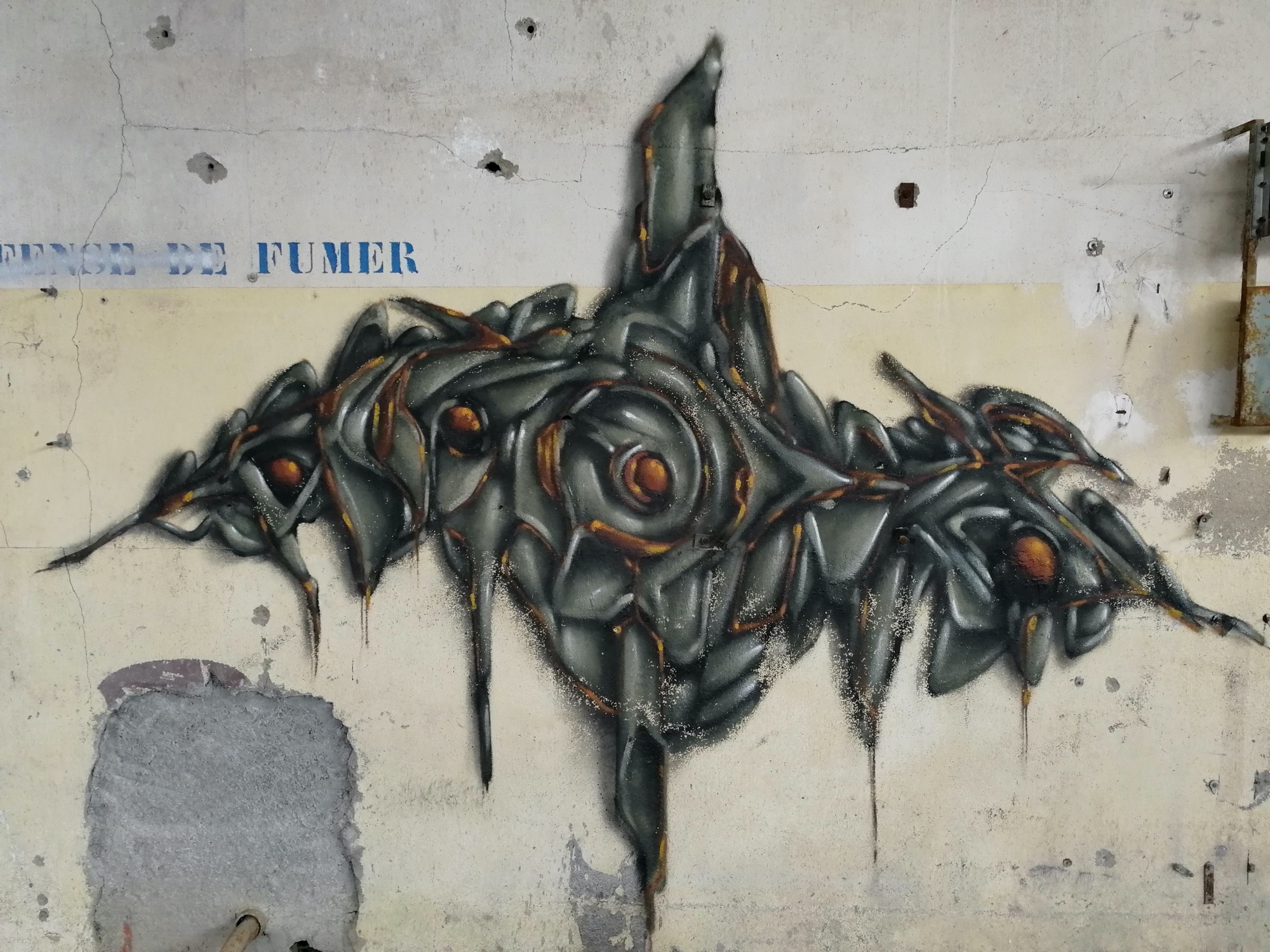 Graffiti 1396  capturé par Rabot à Issé France