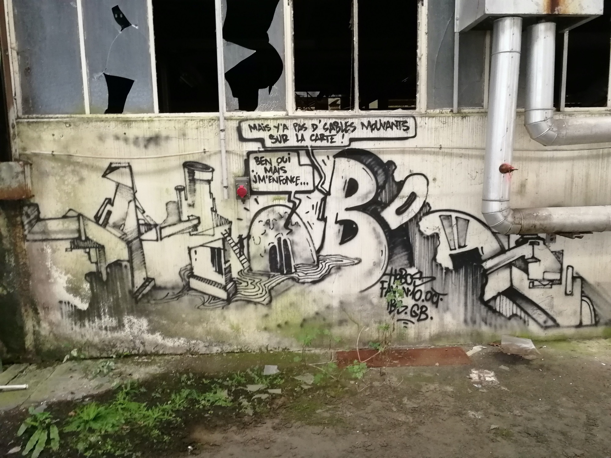 Graffiti 1401  capturé par Rabot à Issé France