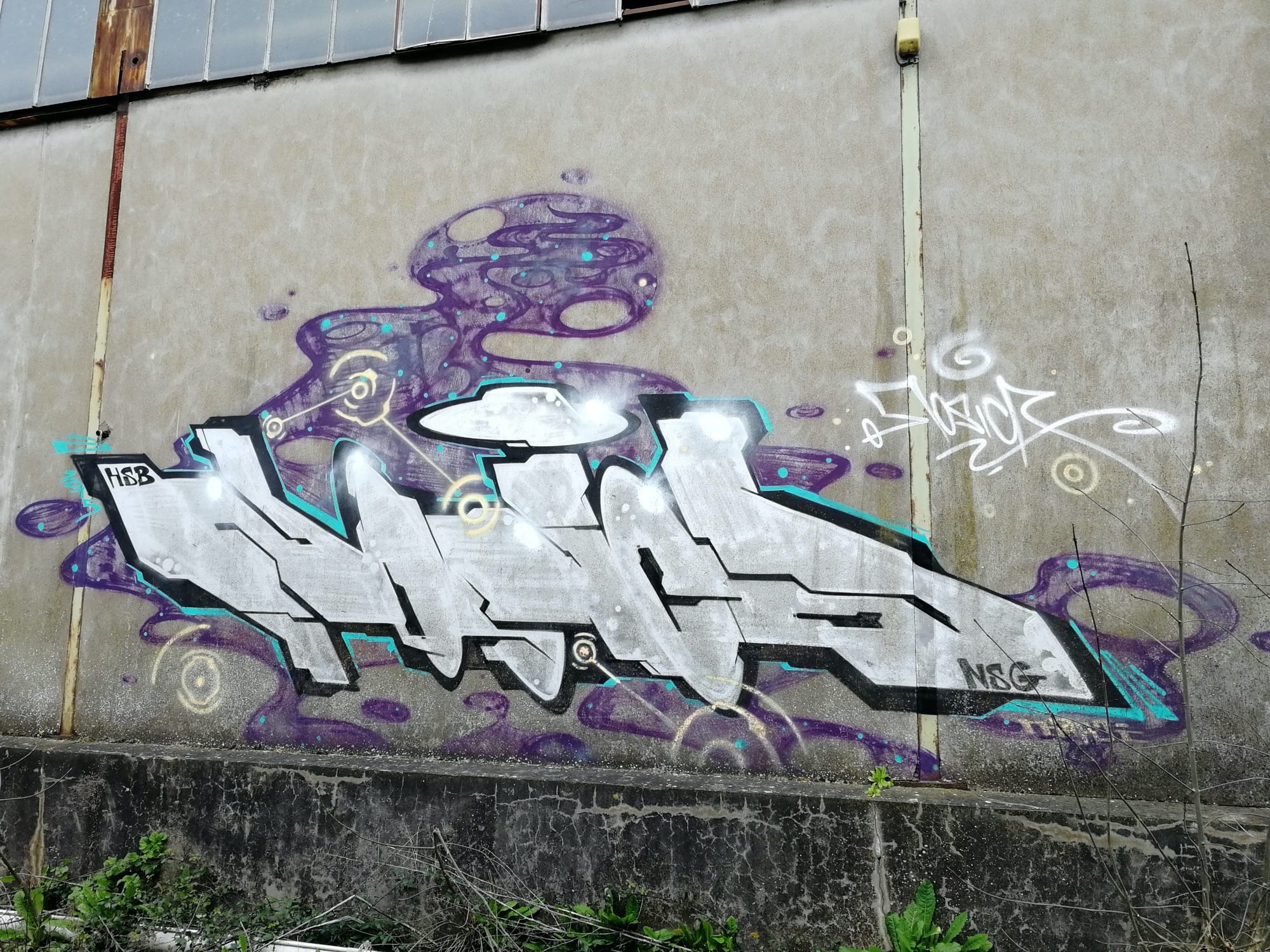 Graffiti 1420  capturé par Rabot à Issé France