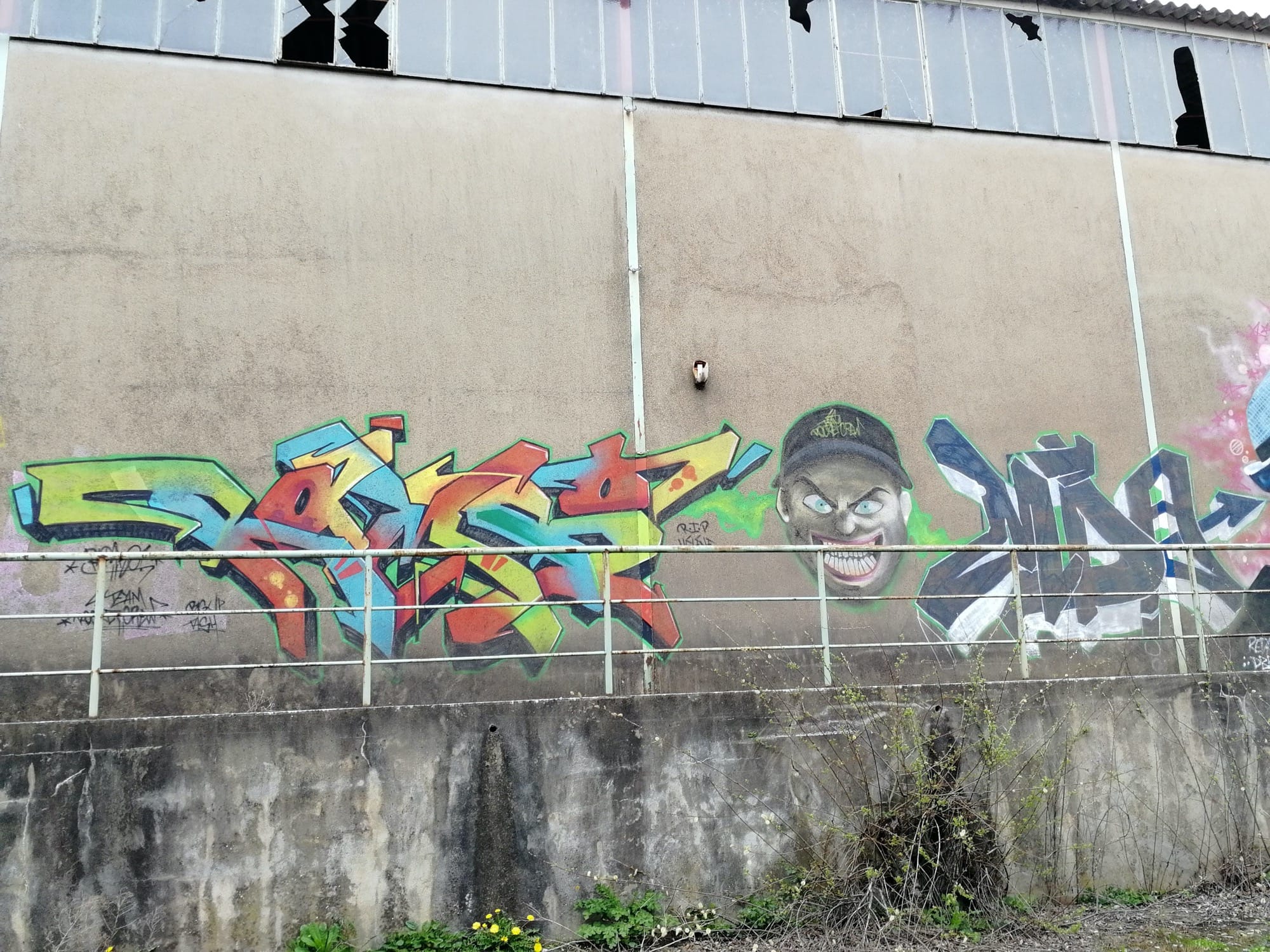 Graffiti 1421  capturé par Rabot à Issé France