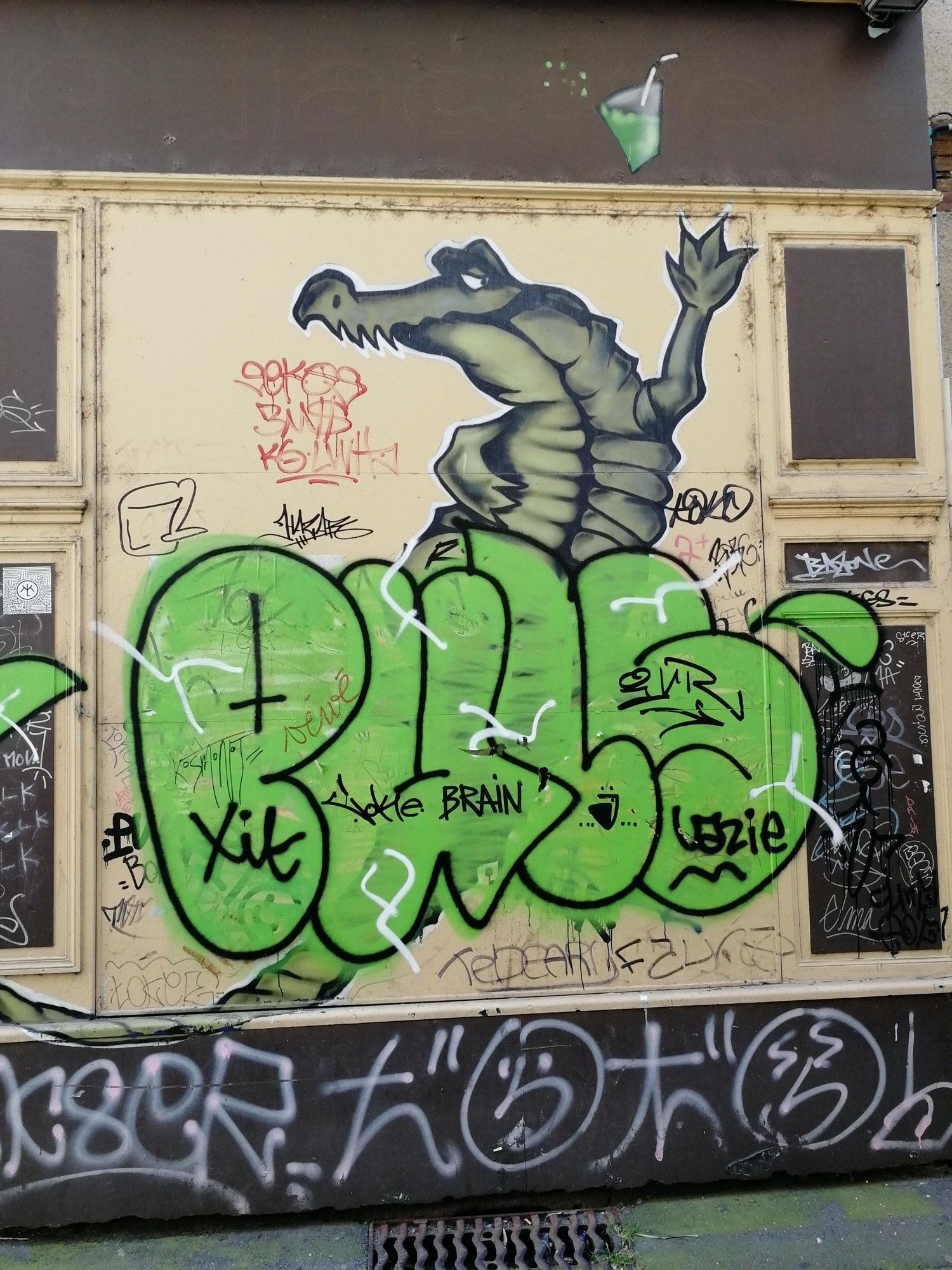 Graffiti 1472  capturé par Rabot à Angers France