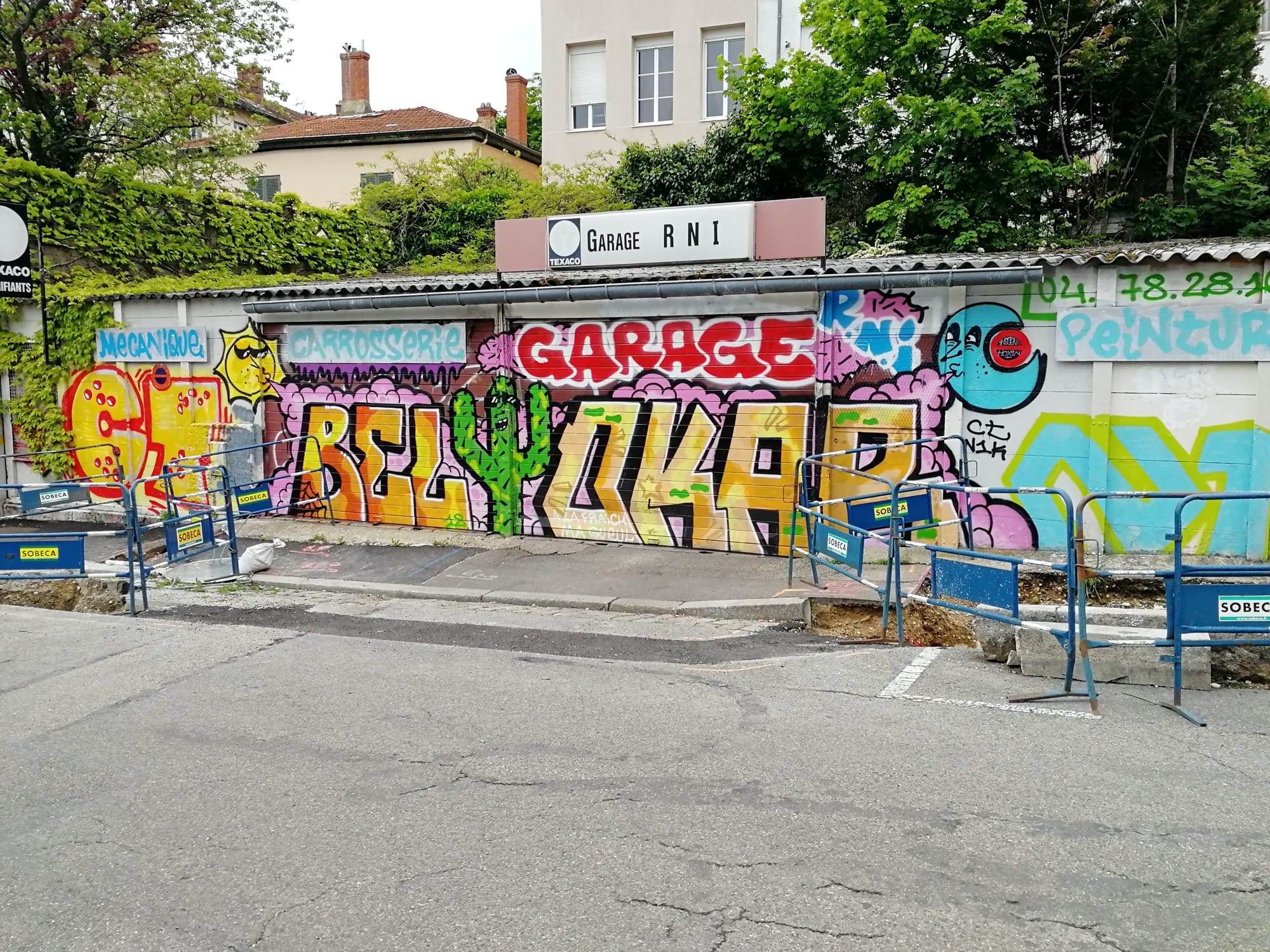 Graffiti 1588  capturé par Rabot à Lyon France
