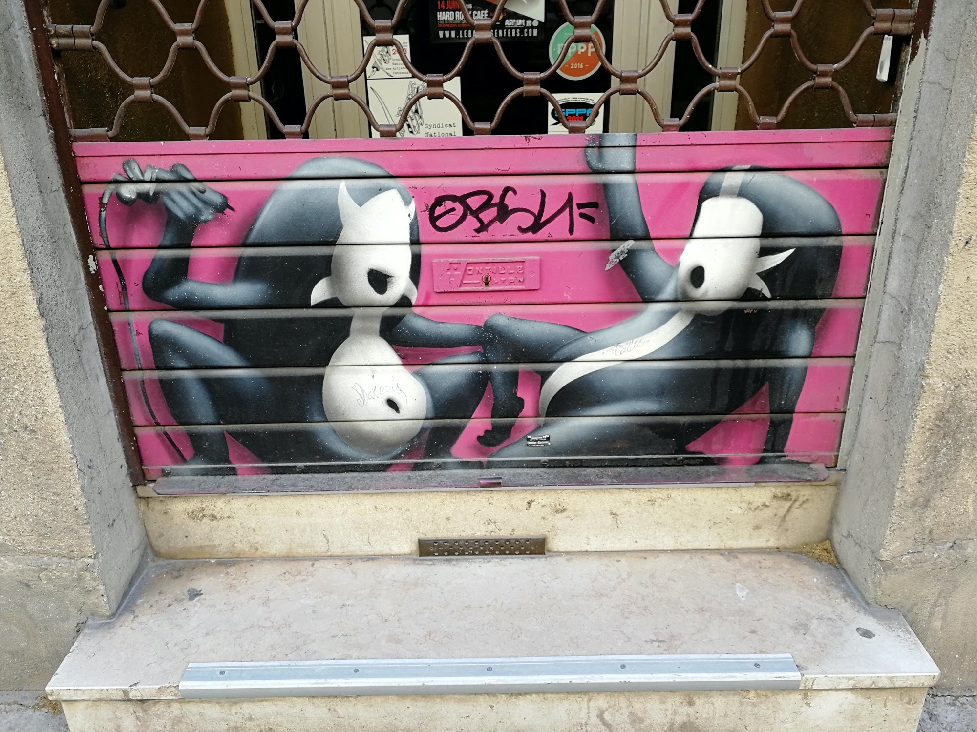 Graffiti 1602  captured by Rabot in Lyon France