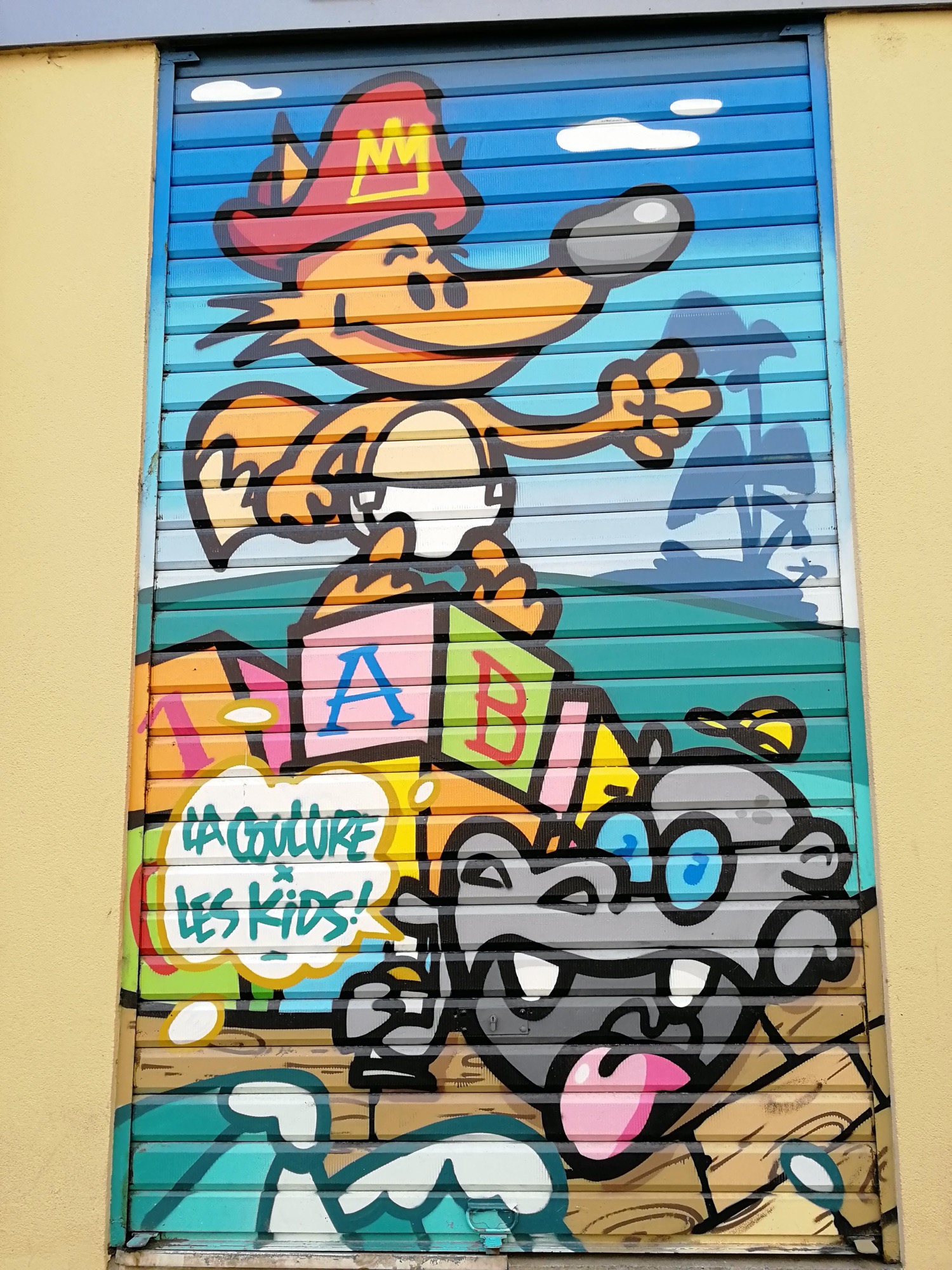 Graffiti 1605  capturé par Rabot à Lyon France