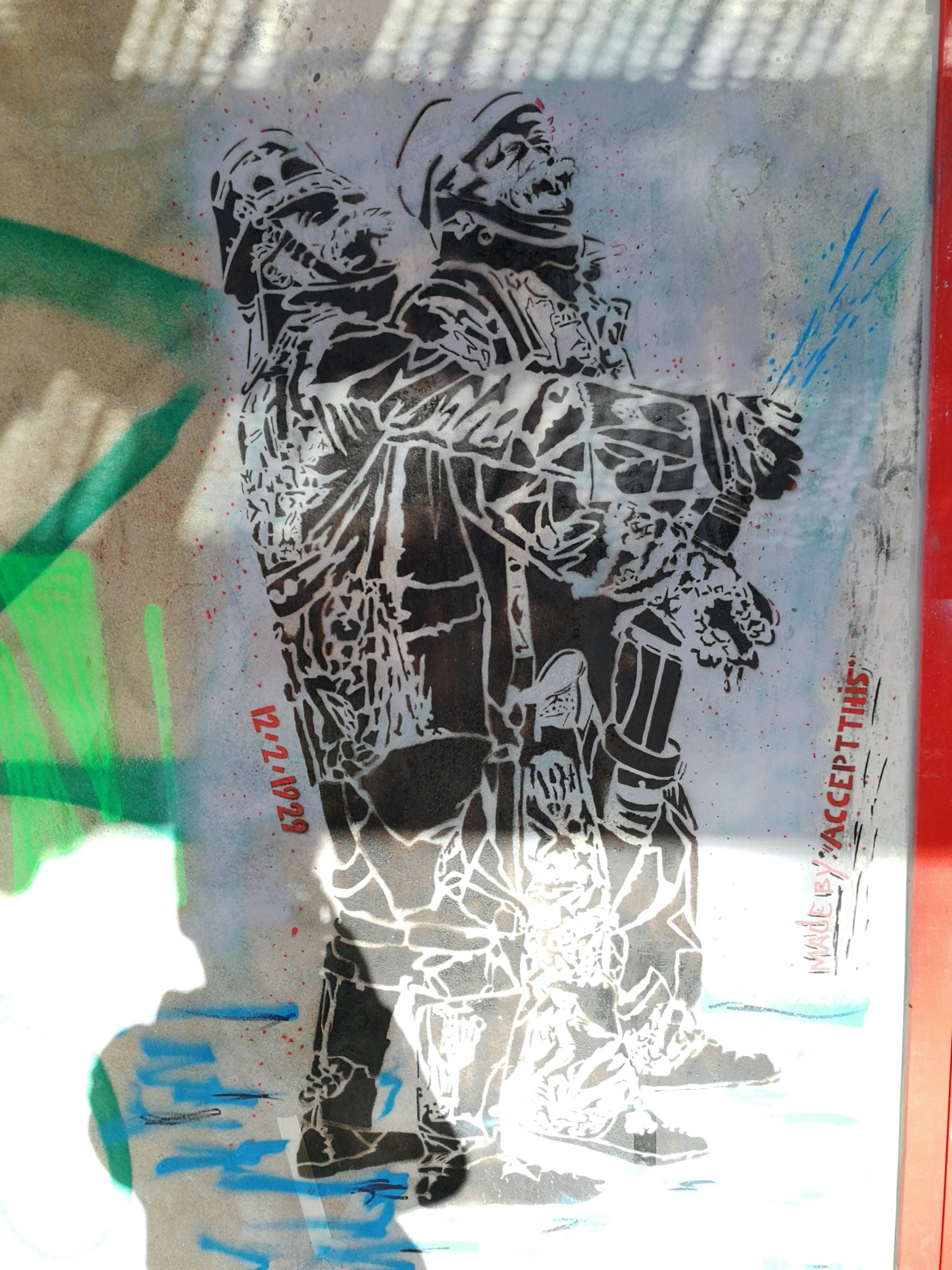 Graffiti 1705  captured by Rabot in Amsterdam Netherlands