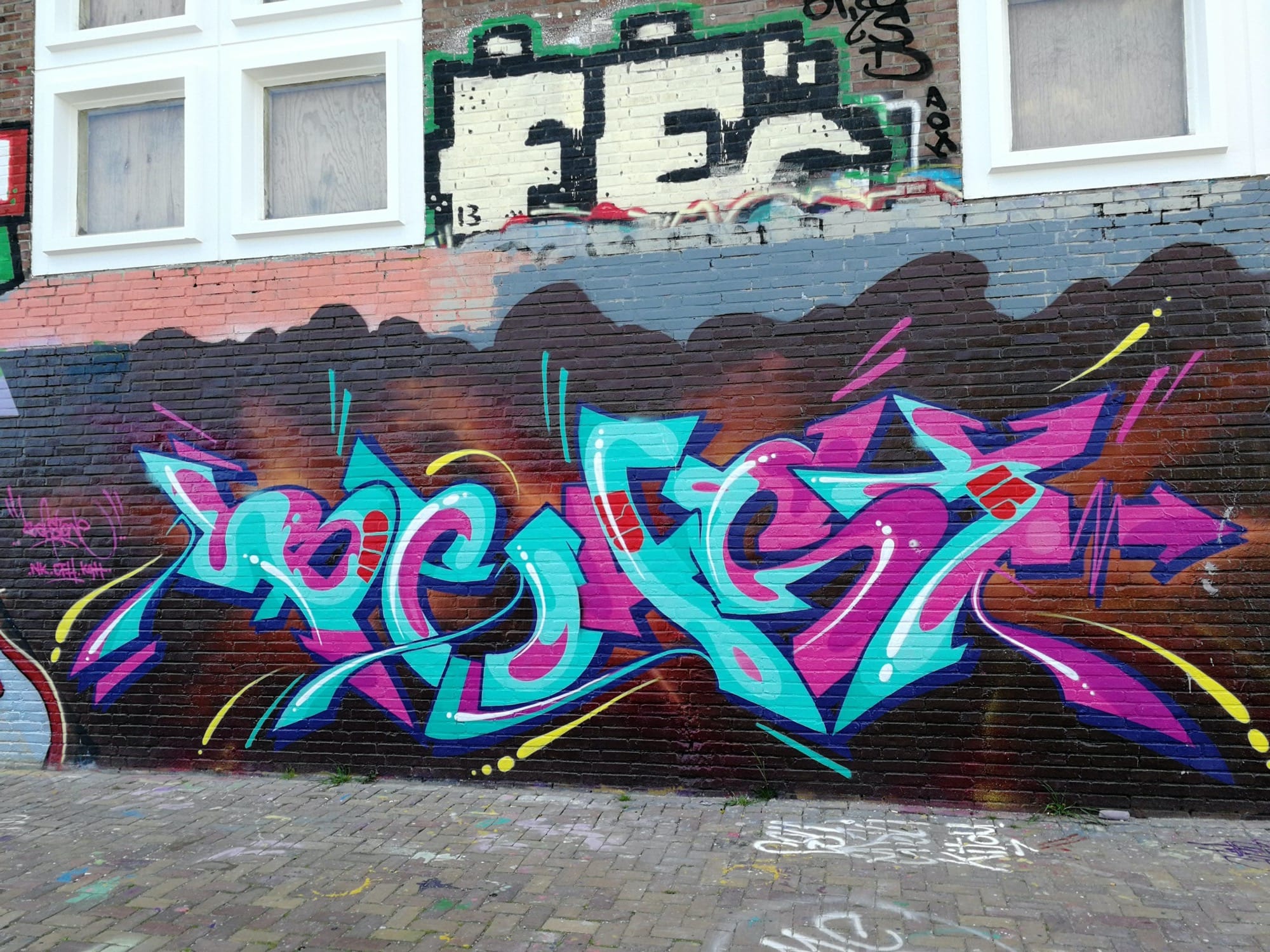 Graffiti 1730  captured by Rabot in Amsterdam Netherlands