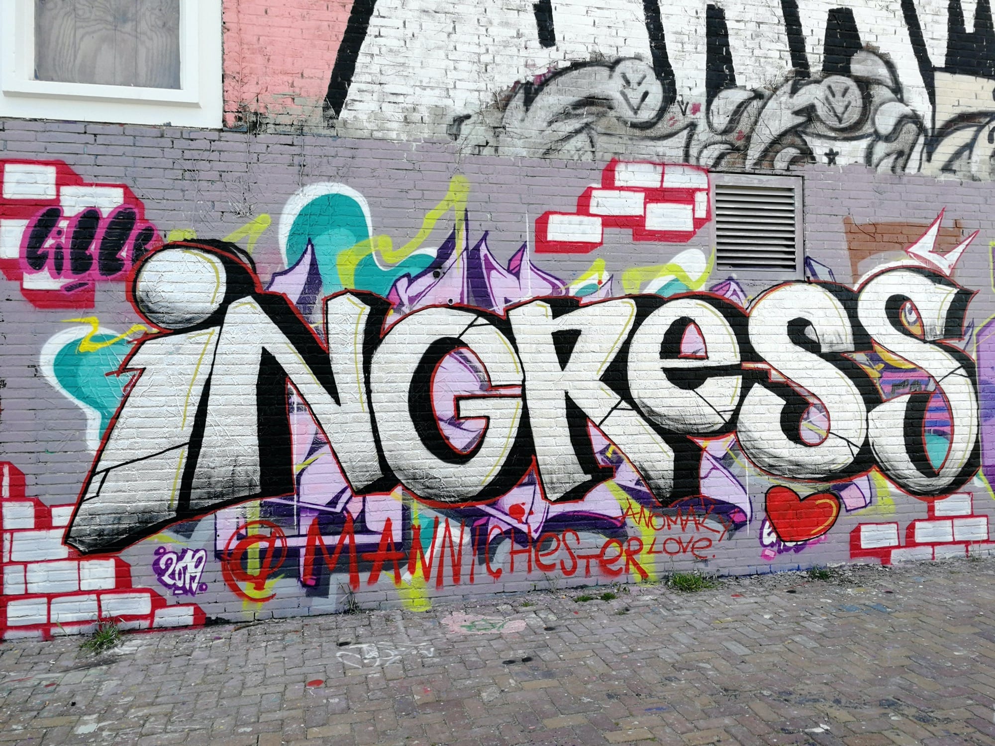Graffiti 1731 INGRESS captured by Rabot in Amsterdam Netherlands
