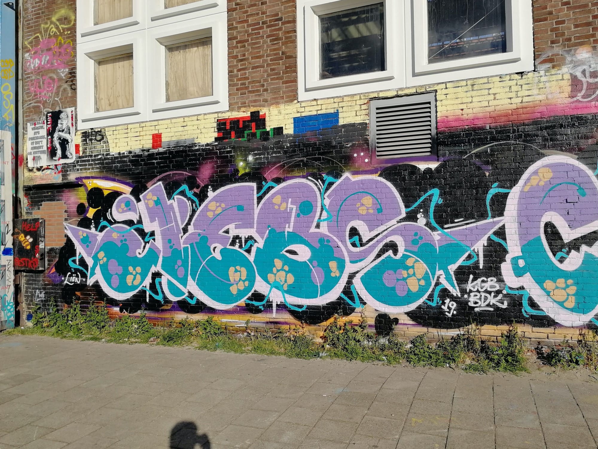 Graffiti 1740  captured by Rabot in Amsterdam Netherlands