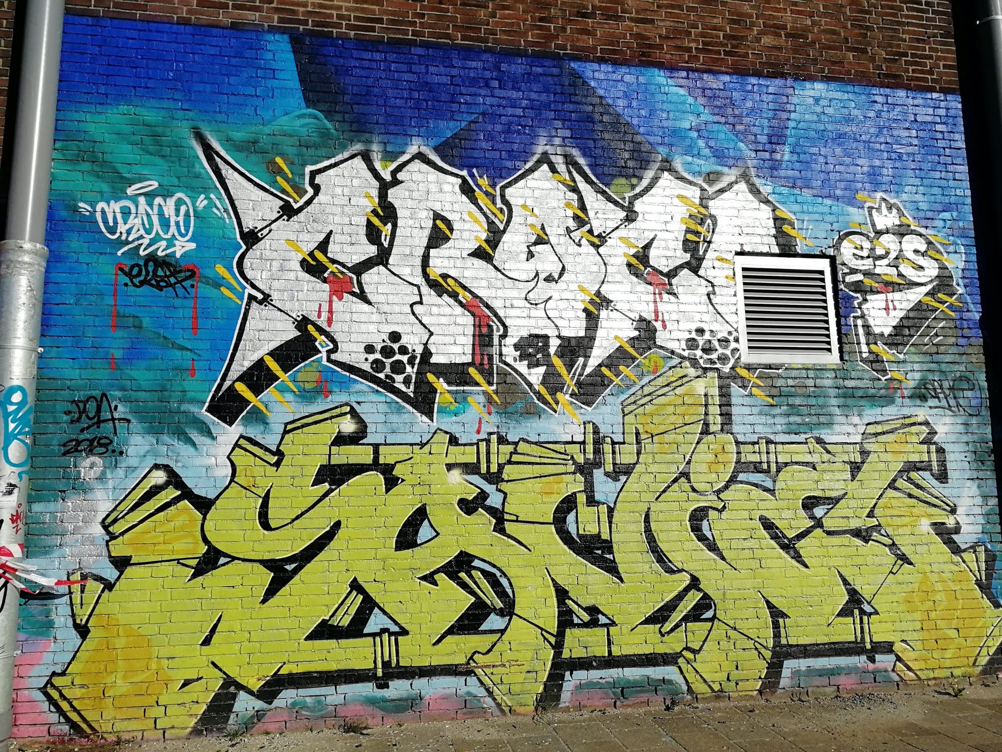 Graffiti 1741  captured by Rabot in Amsterdam Netherlands