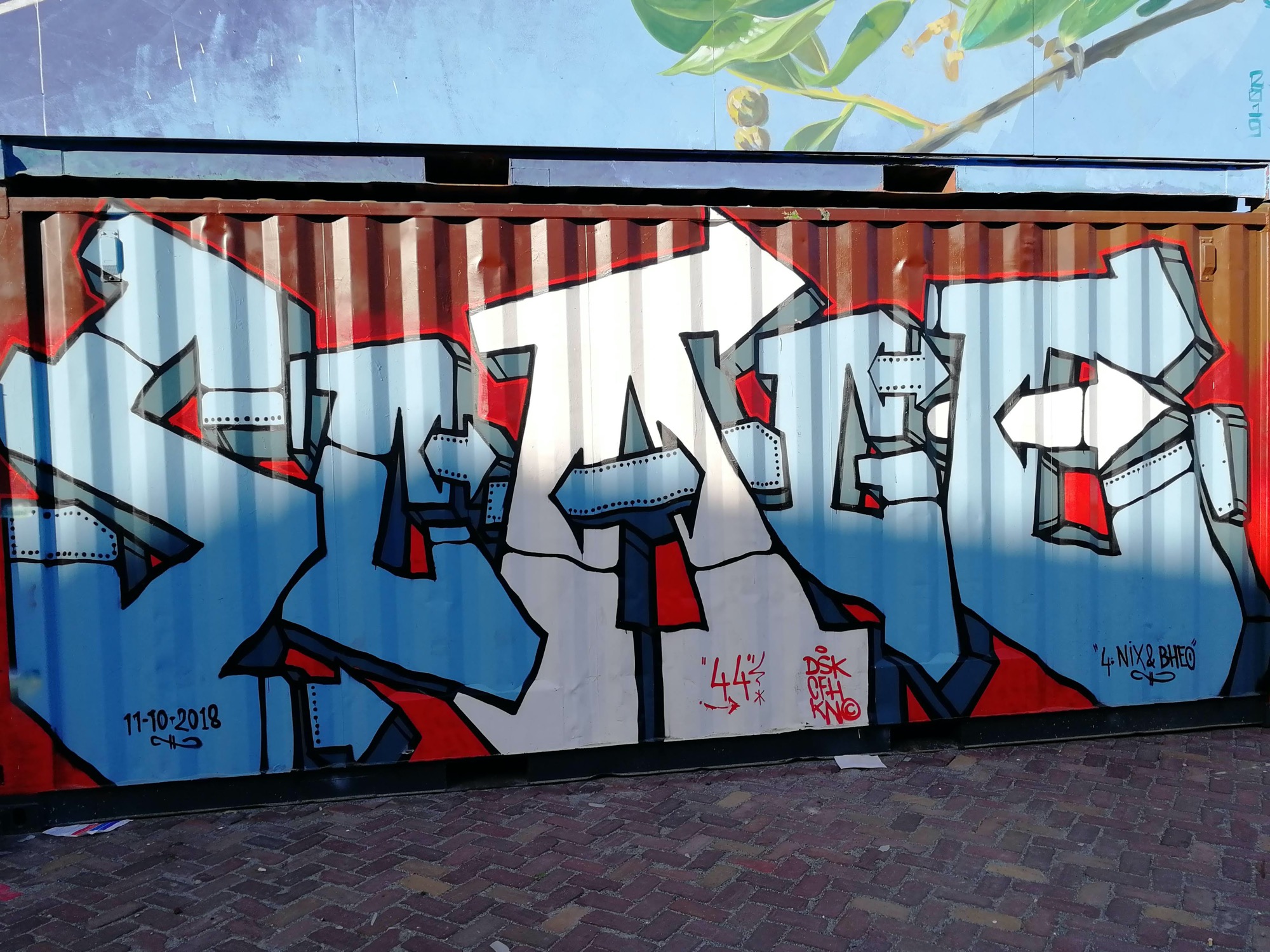 Graffiti 1749  capturé par Rabot à Amsterdam Netherlands