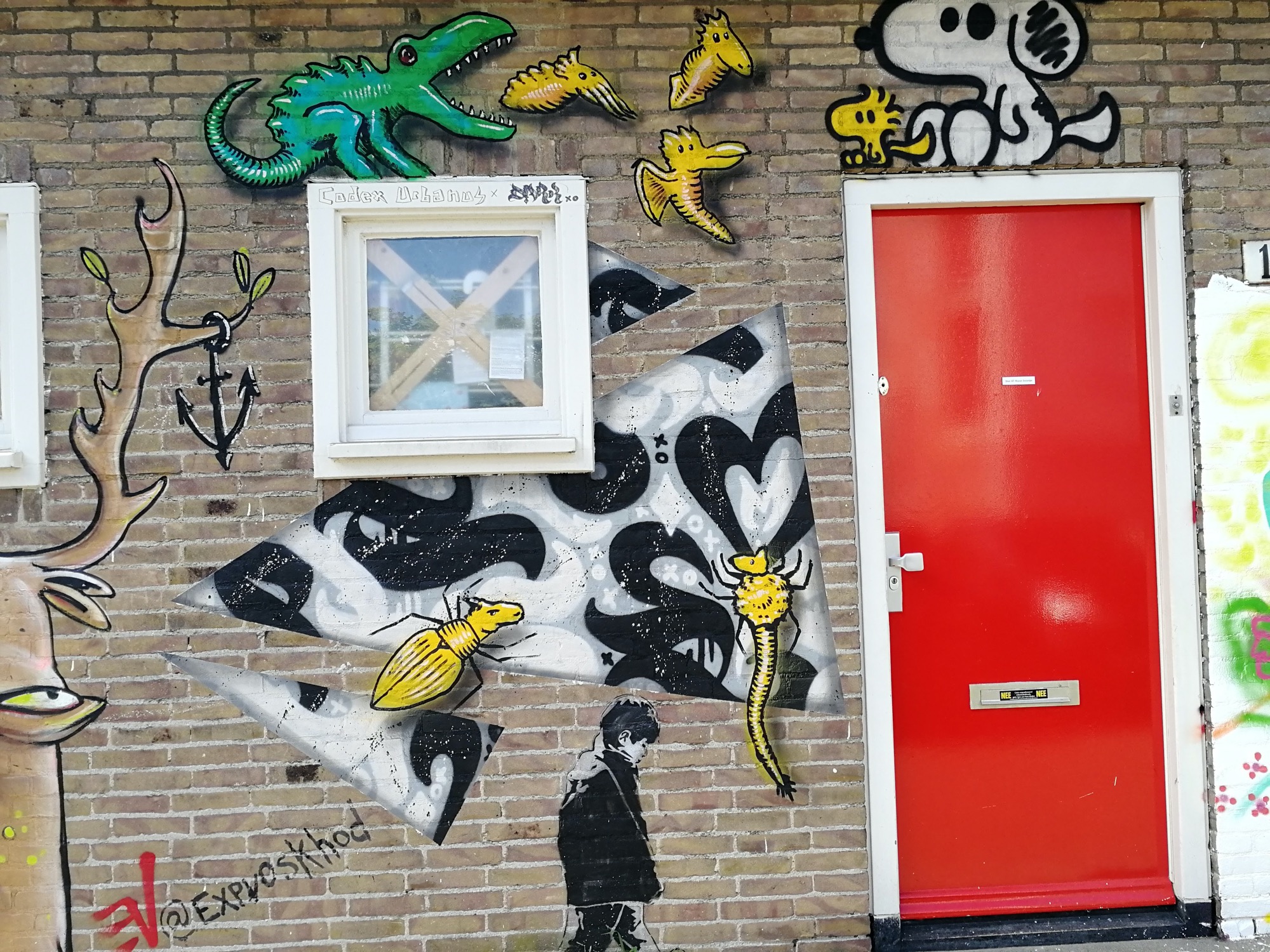 Graffiti 1765  capturé par Rabot à Amsterdam Netherlands