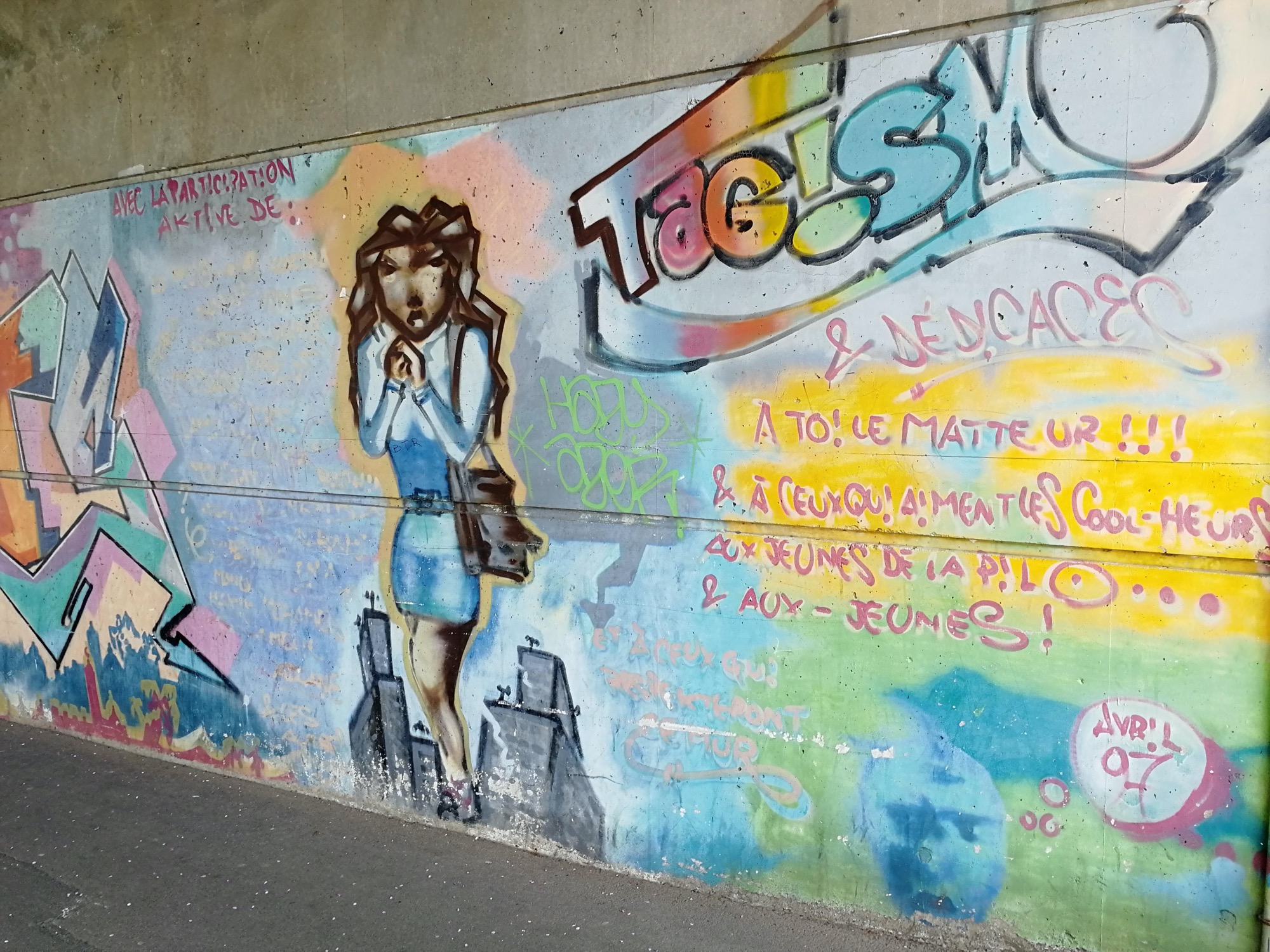 Graffiti 1797  captured by Rabot in Nantes France