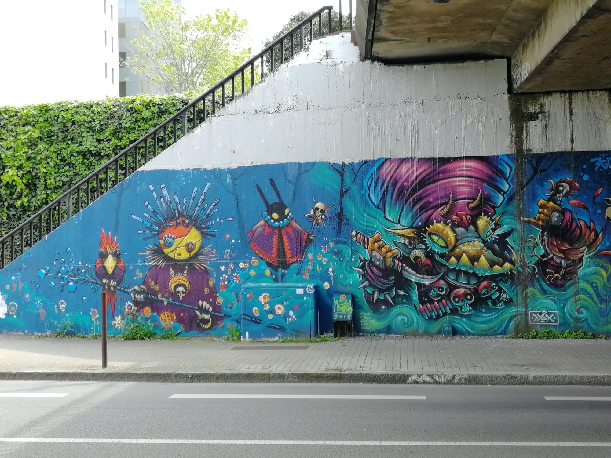 Graffiti 1818  captured by Rabot in Nantes France