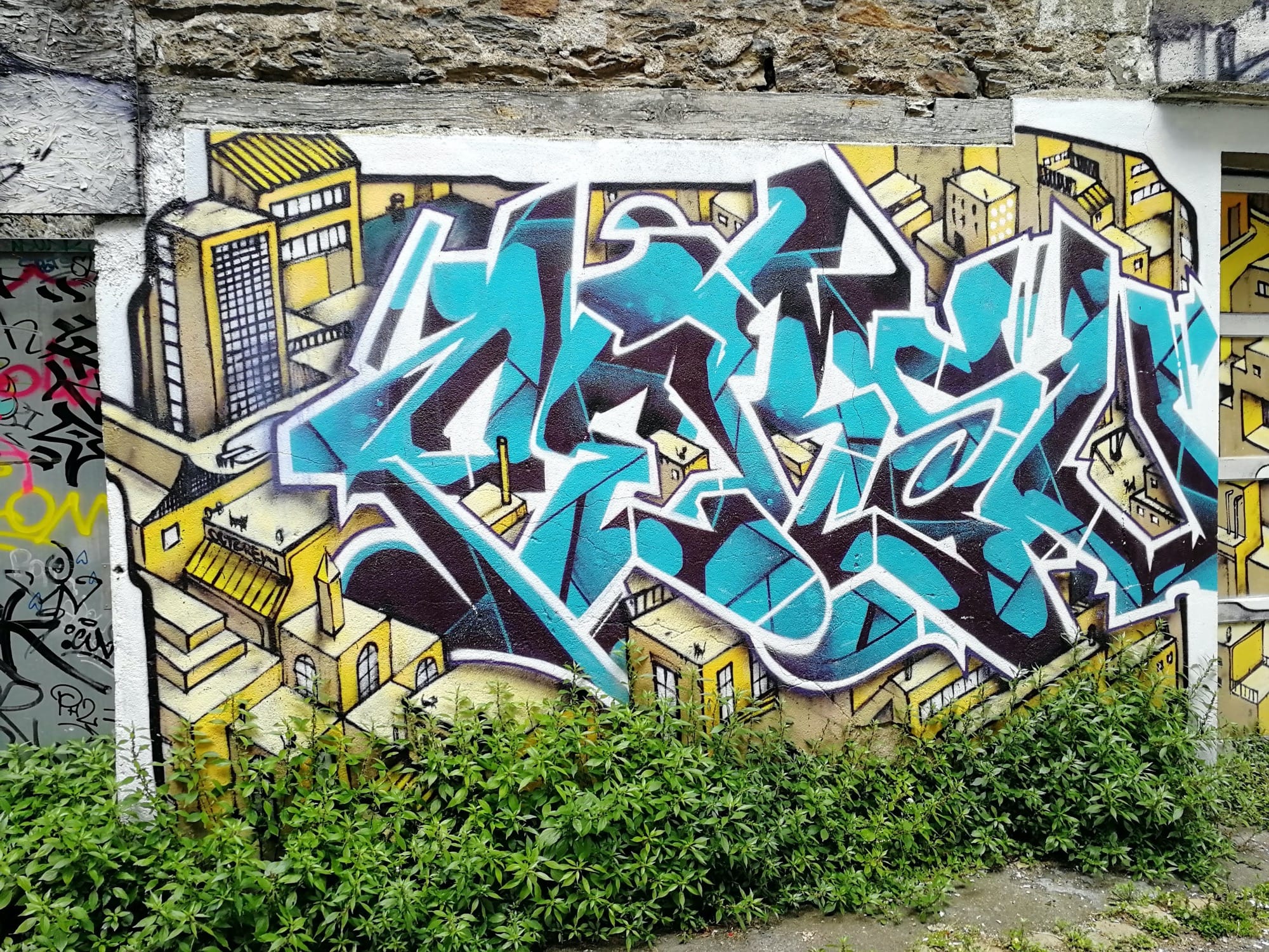 Graffiti 1853  captured by Rabot in Nantes France